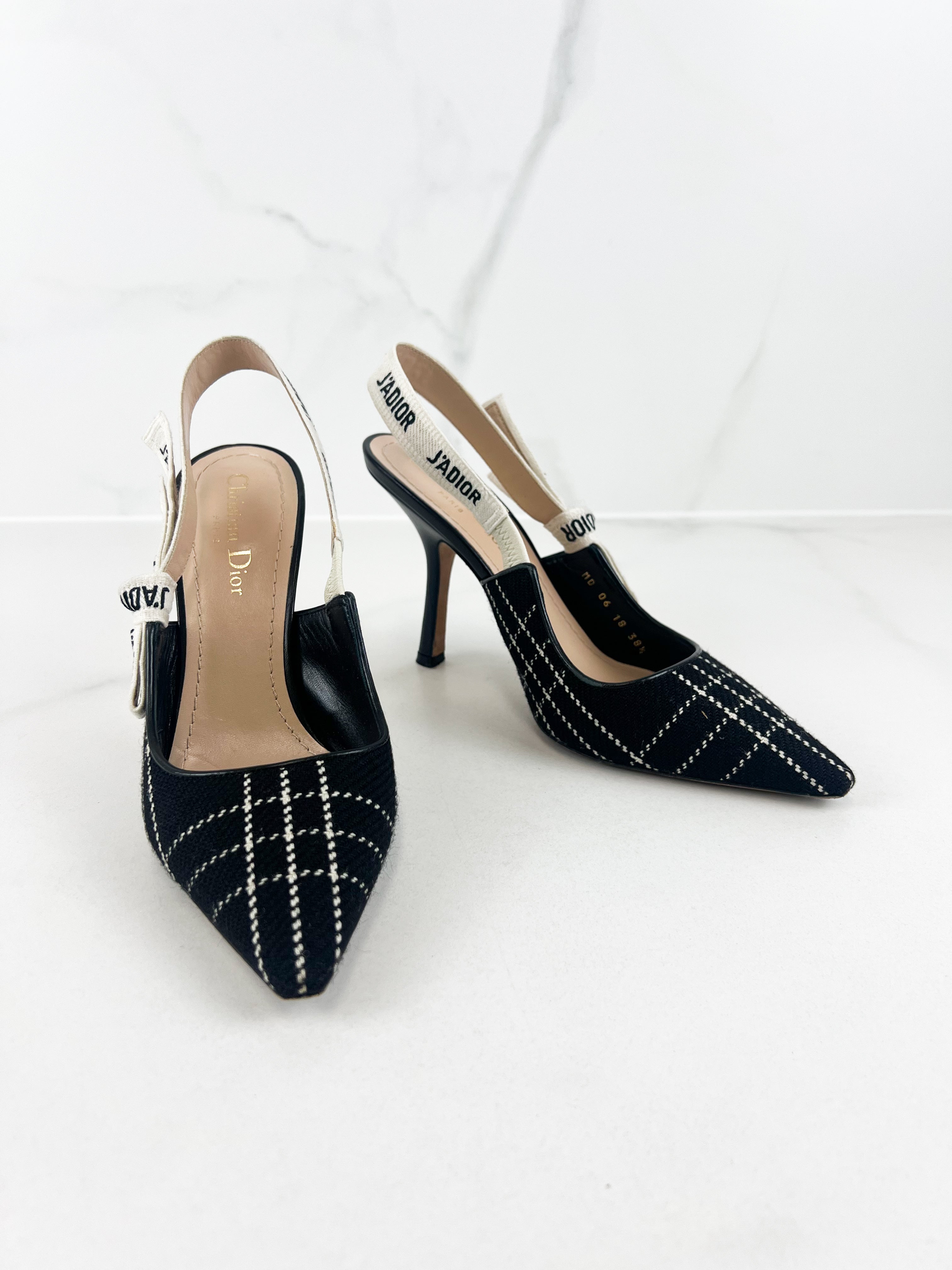 Christian Dior J'adior Slingback Heels Size 38.5