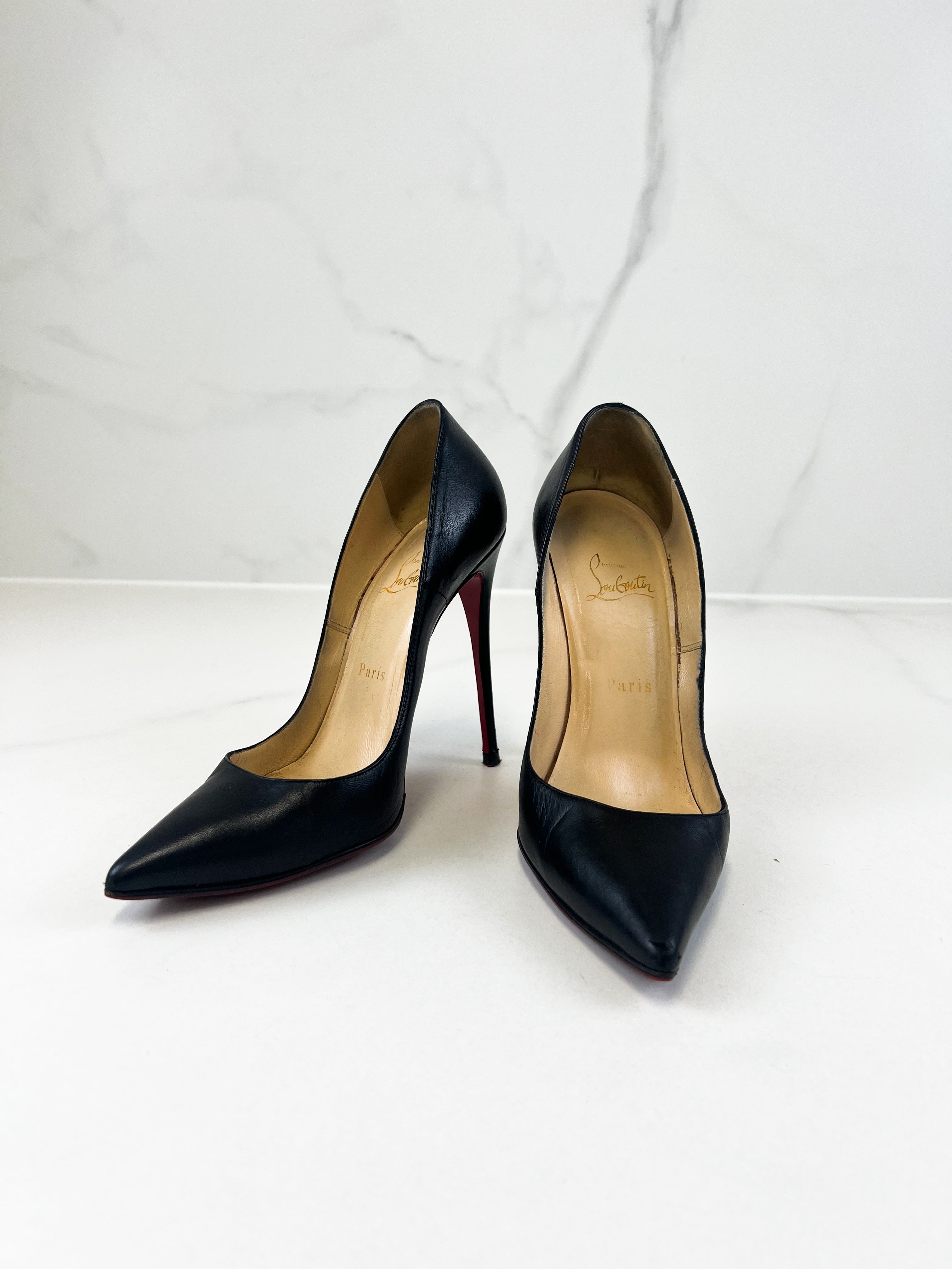 Christian Louboutin Black So Kate 120 Size 37