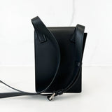 Valentino Garavani Black Flowercity Leather Crossbody