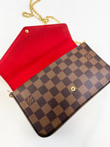 Louis Vuitton Felicie Pochette Damier Ebene
