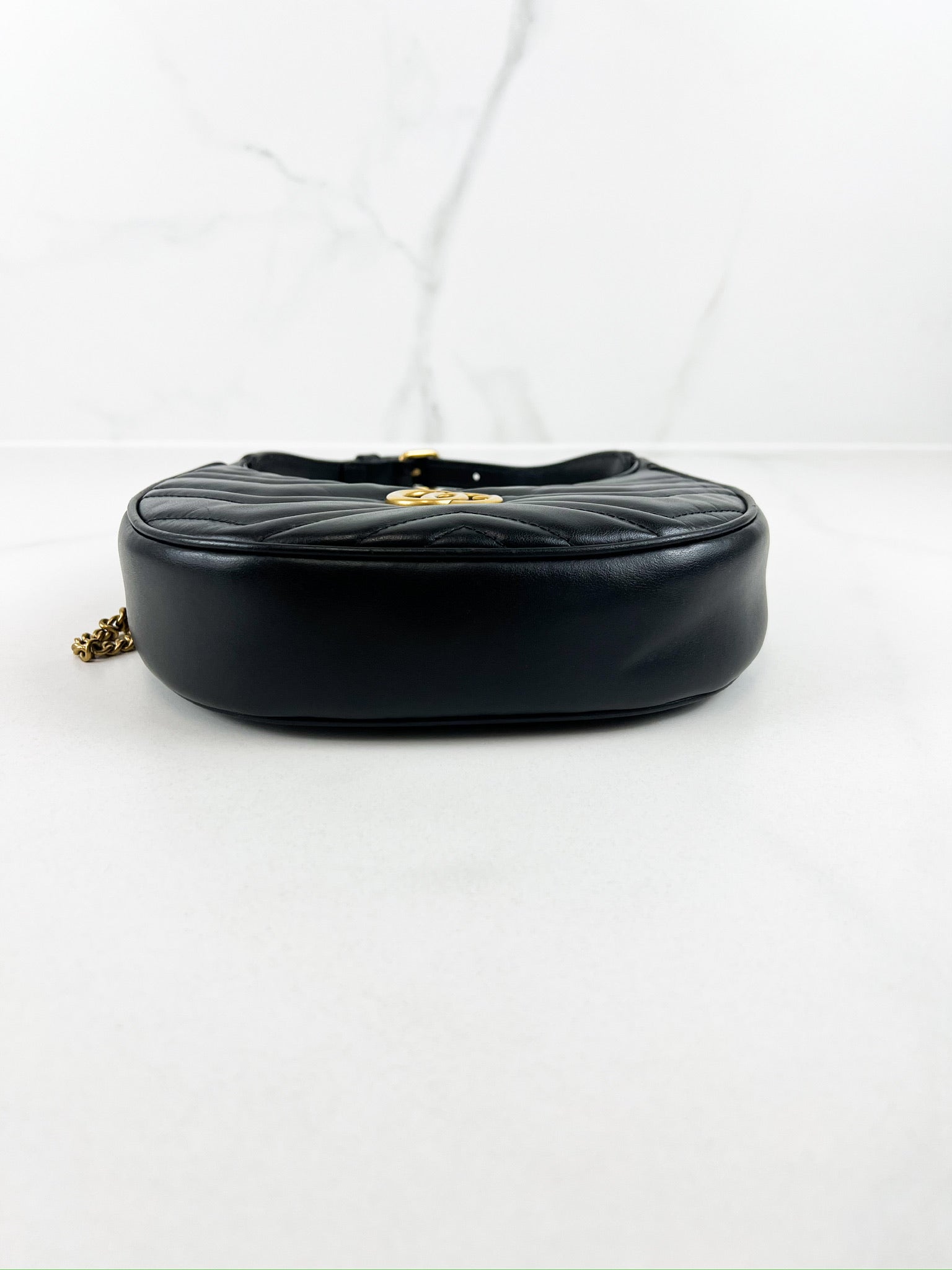 Gucci Half Moon Mini GG Marmont Bag
