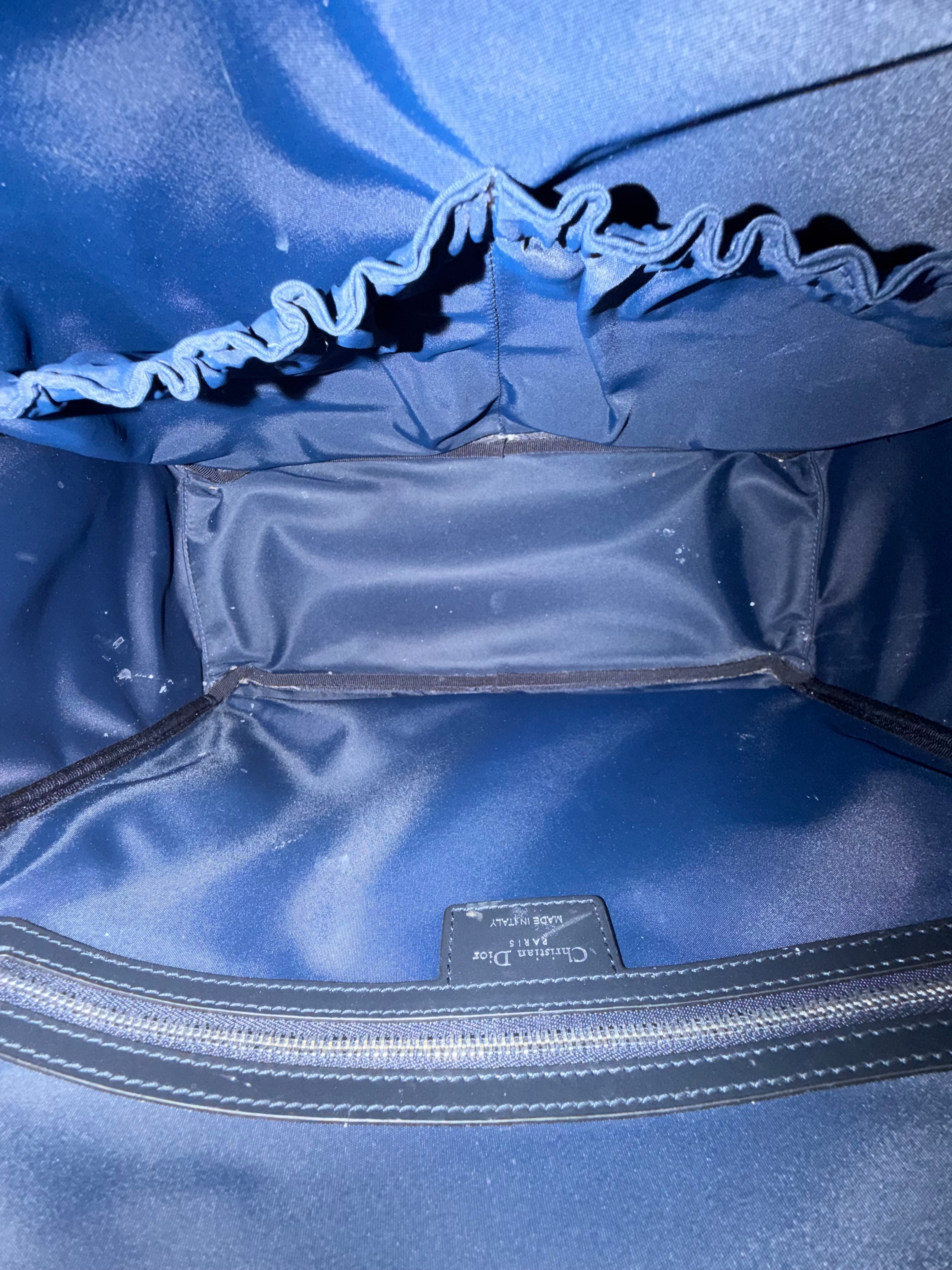 Christian Dior Beige & Black Oblique Changing Bag