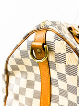 Louis Vuitton Speedy 35 Bandoulière Damier Azur Canvas