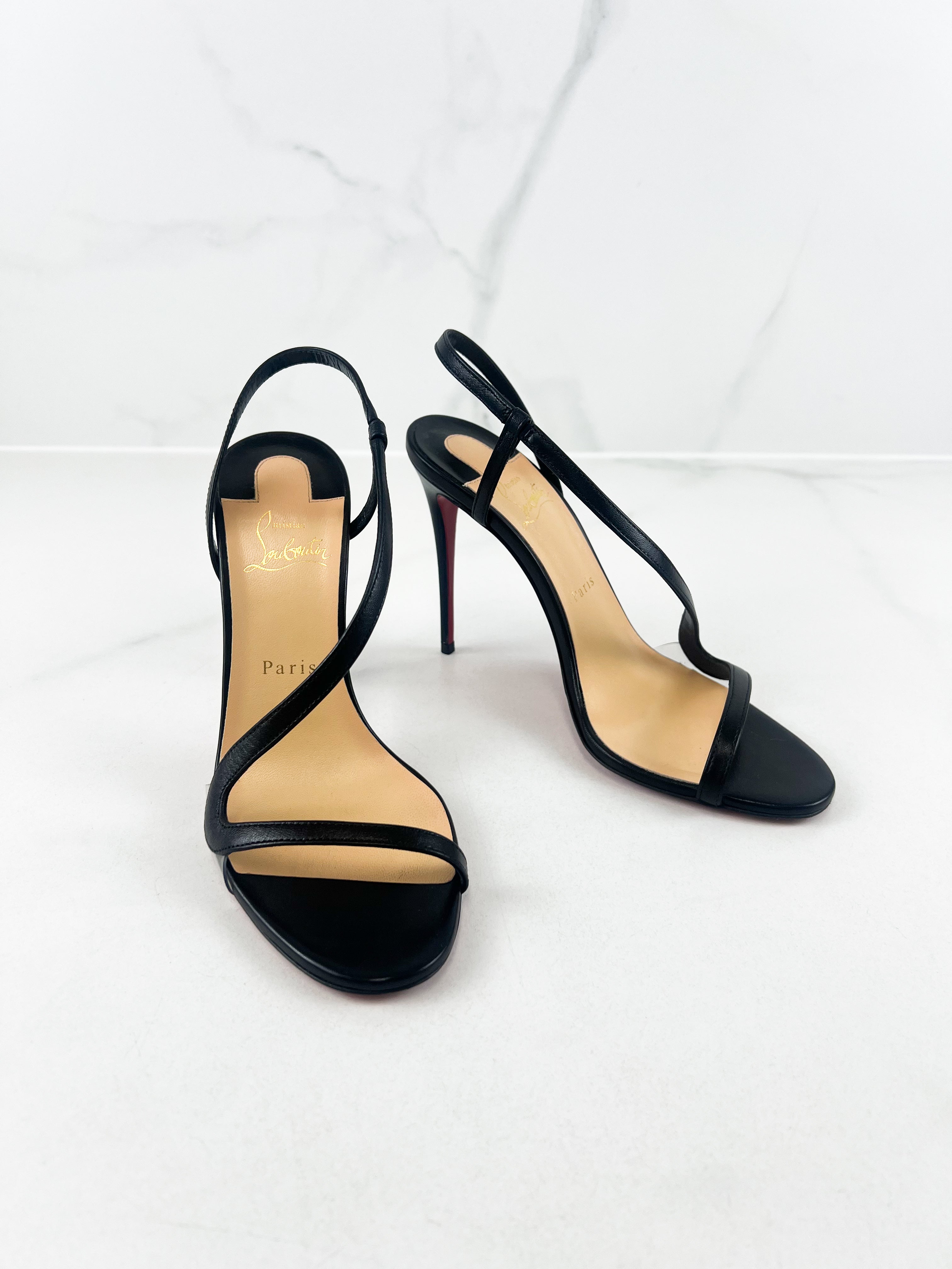 Christian Louboutin Rosalie 100mm Black Size 39