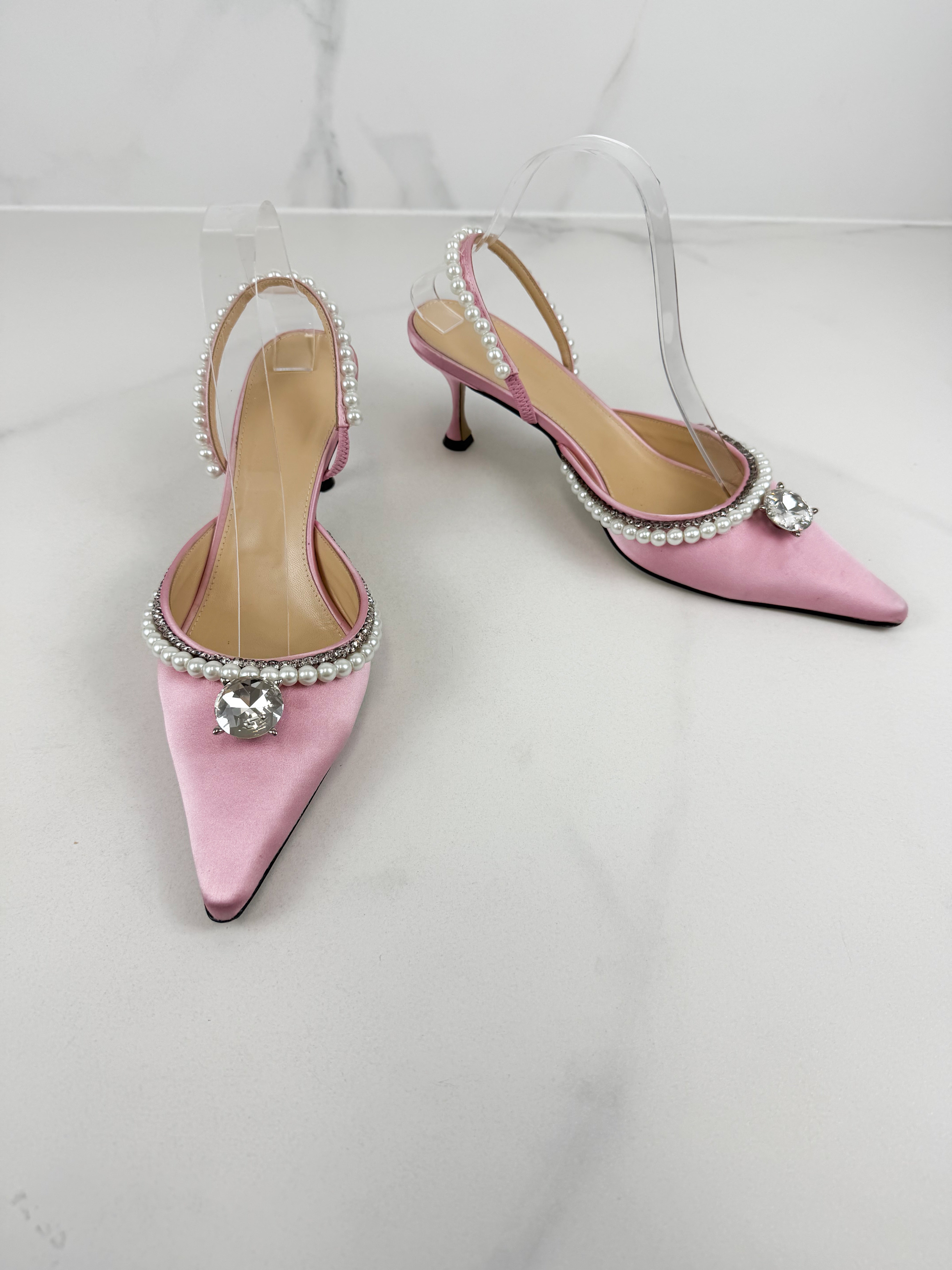 Mach & Mach Diamond & Pearls Kitten Heel Size 41