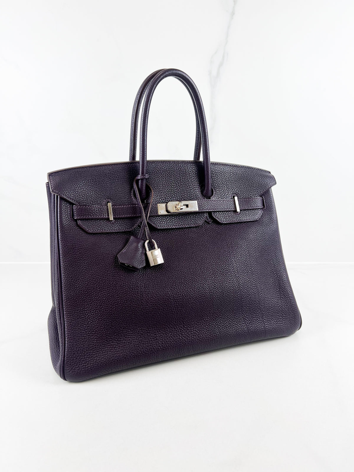 Hermes Togo Raisin Leather Birkin 35 with SHW