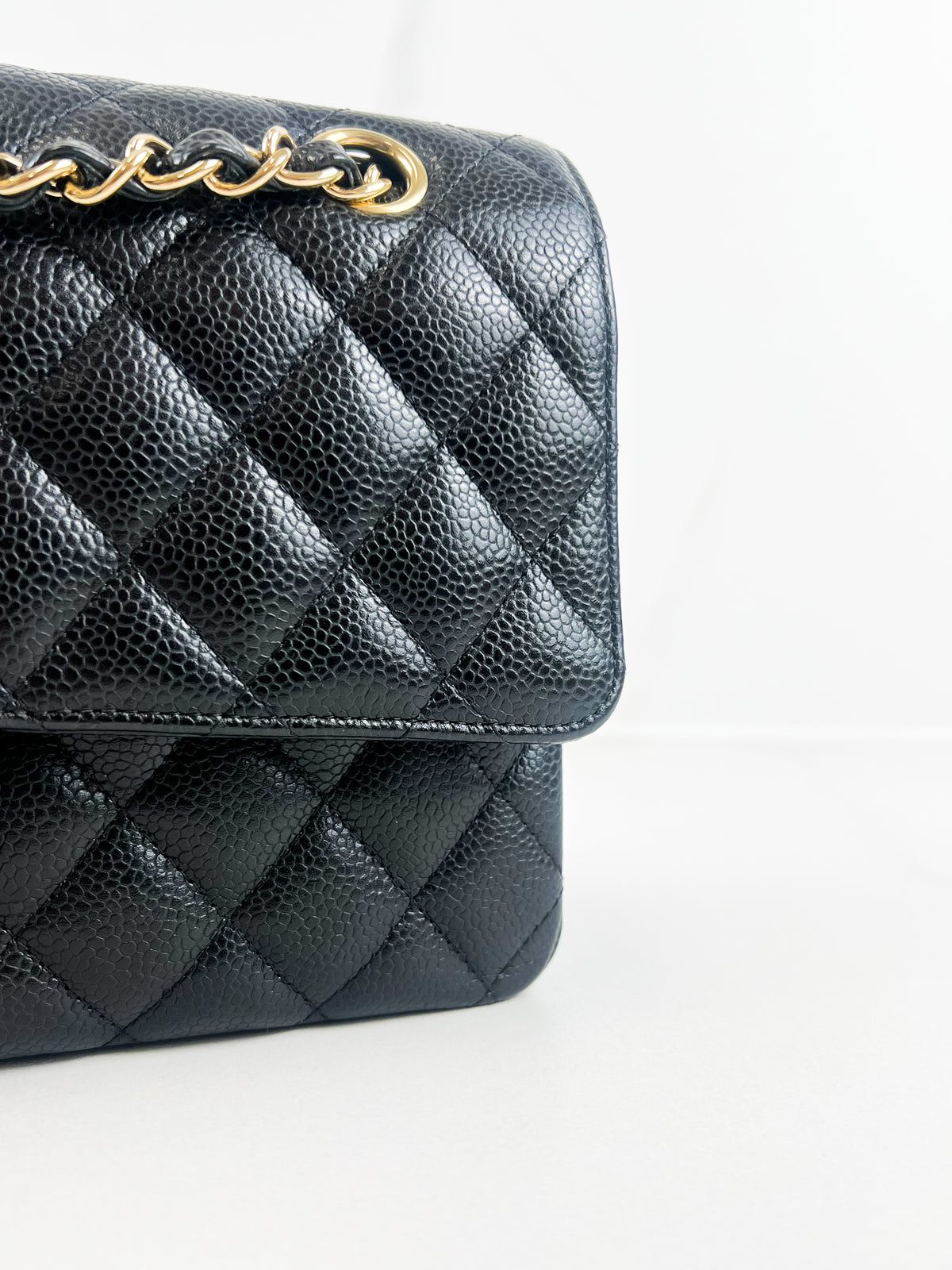 Chanel Small Classic Double Flap Caviar Shoulder Bag