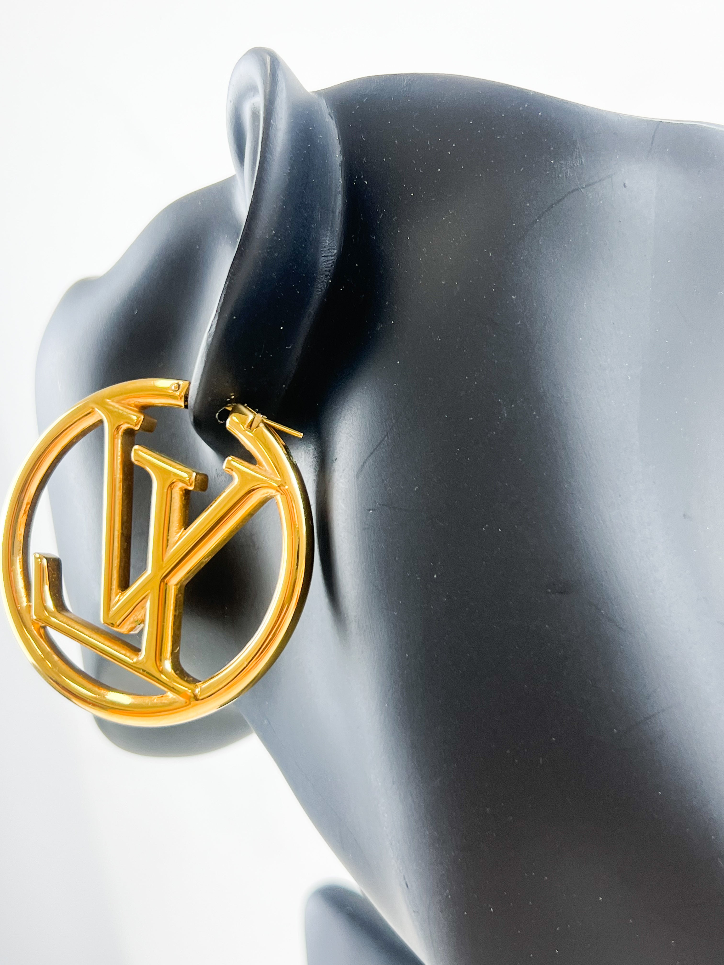 Louis Vuitton Louise Hoop Earrings