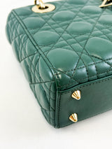 Christian Dior Small Lady Dior Teal