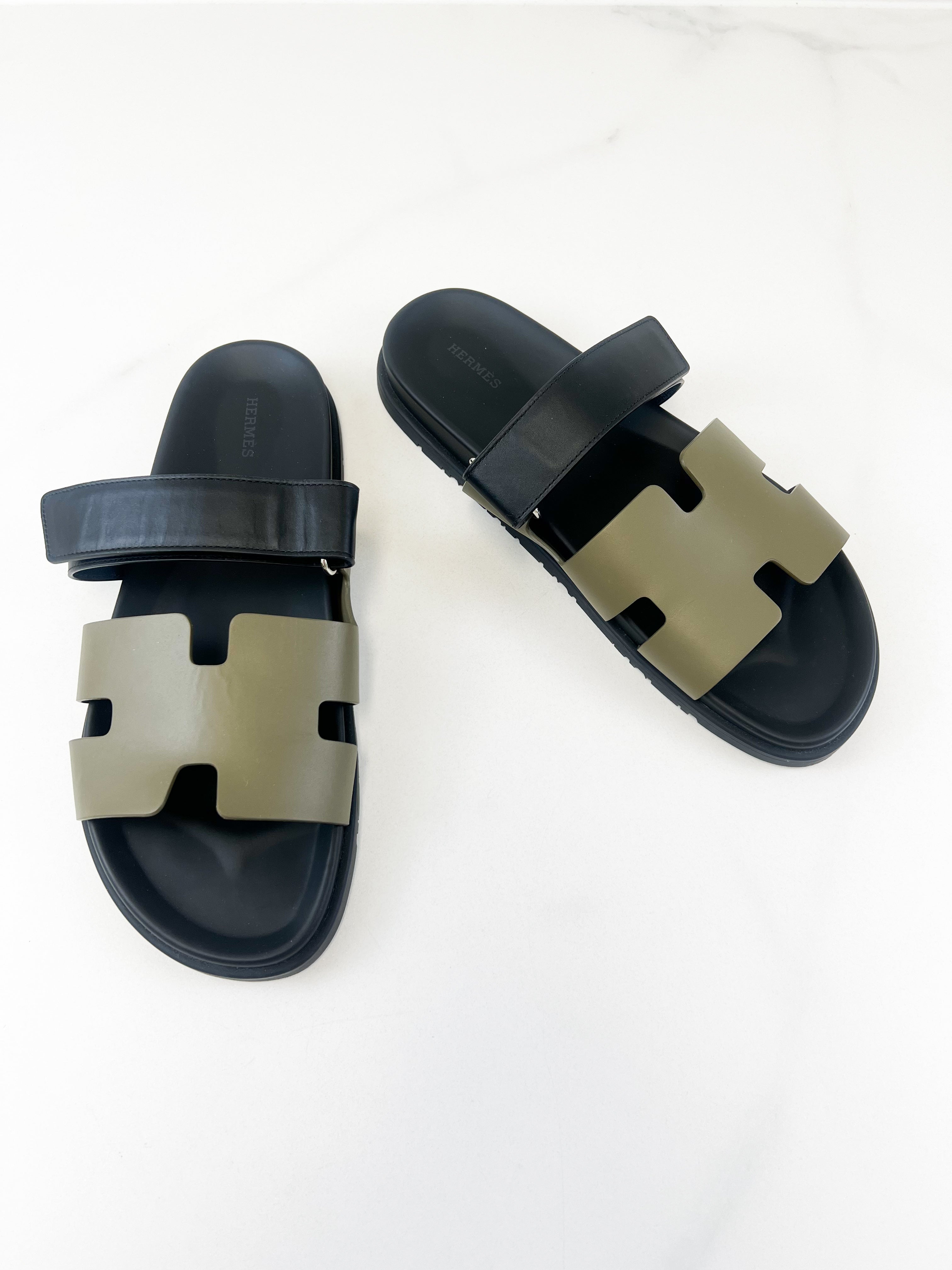 Hermes Chypre Sandals Size 41 Men's