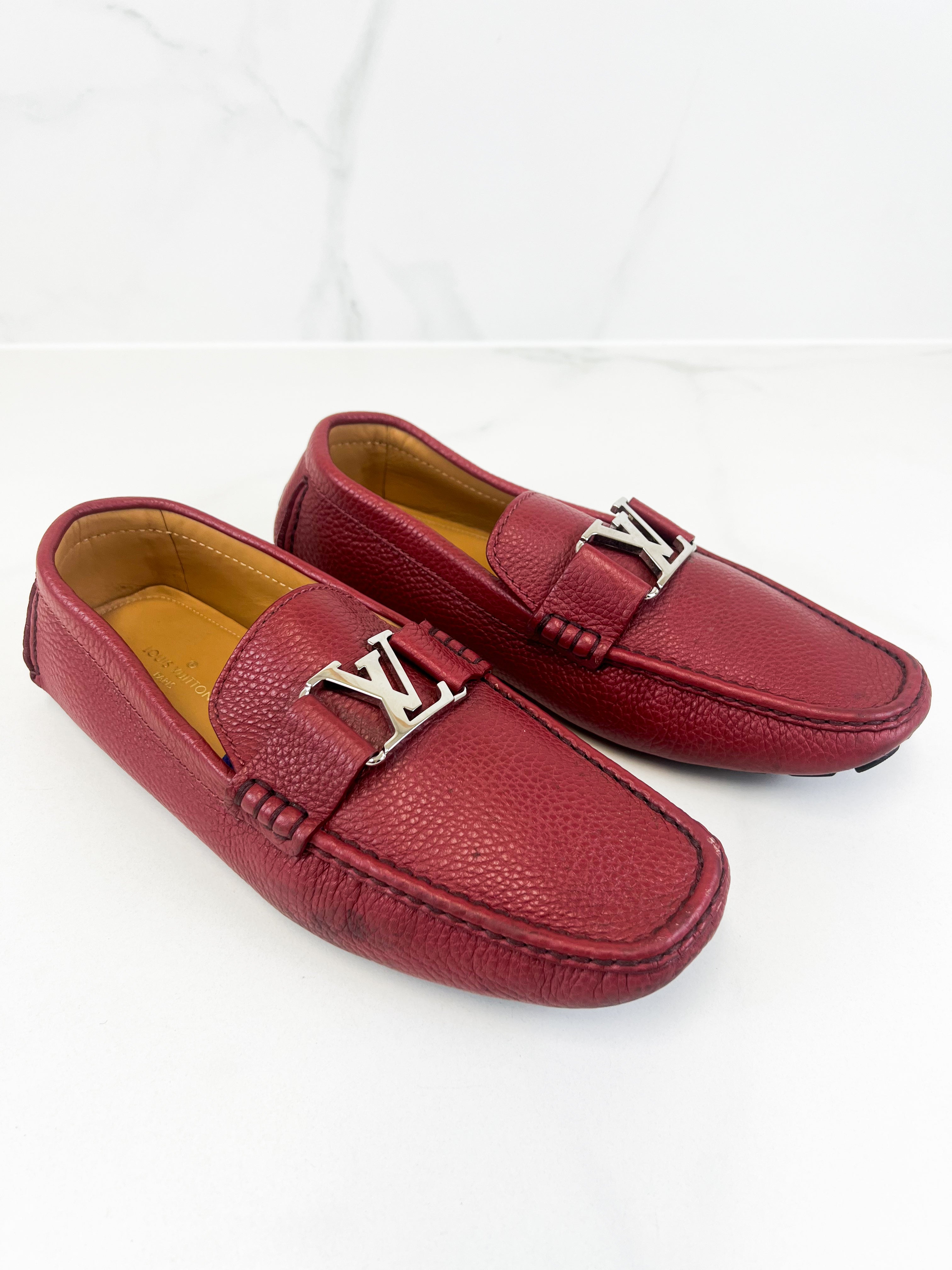 Louis Vuitton Men's Monte Carlo Moccasin Red Loafers