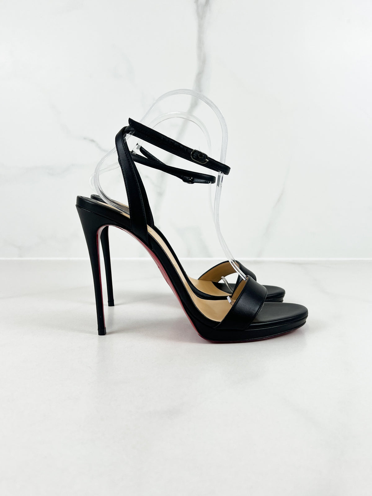 Christian Louboutin Loubigirl 100 Nappa Sandal Size 39.5
