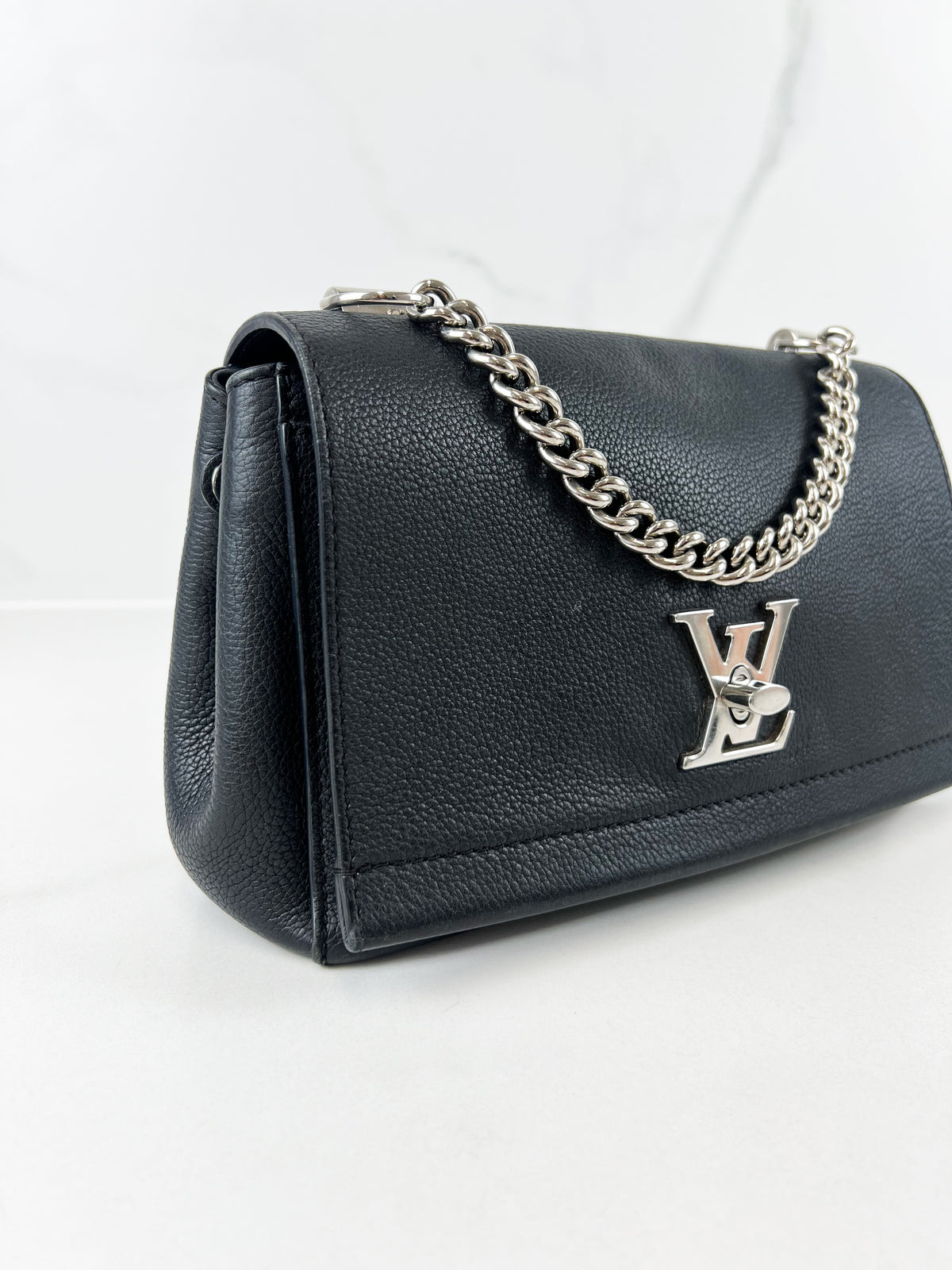 Louis Vuitton Lock me Satchel Chain Bag