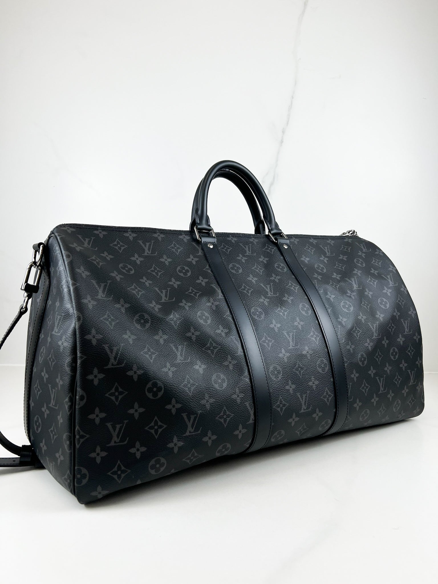 Louis Vuitton Keepall 55 in Monogram Eclipse