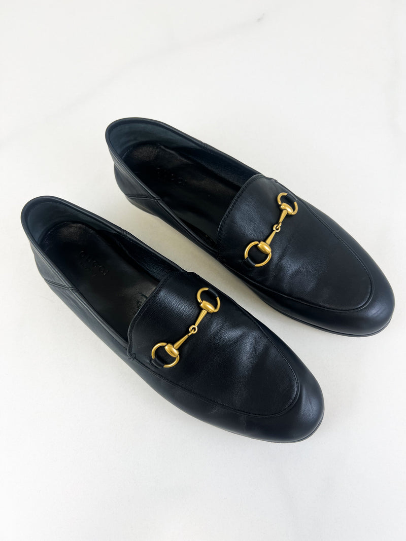 Gucci GG Horsebit Loafer Espadrille Size 38