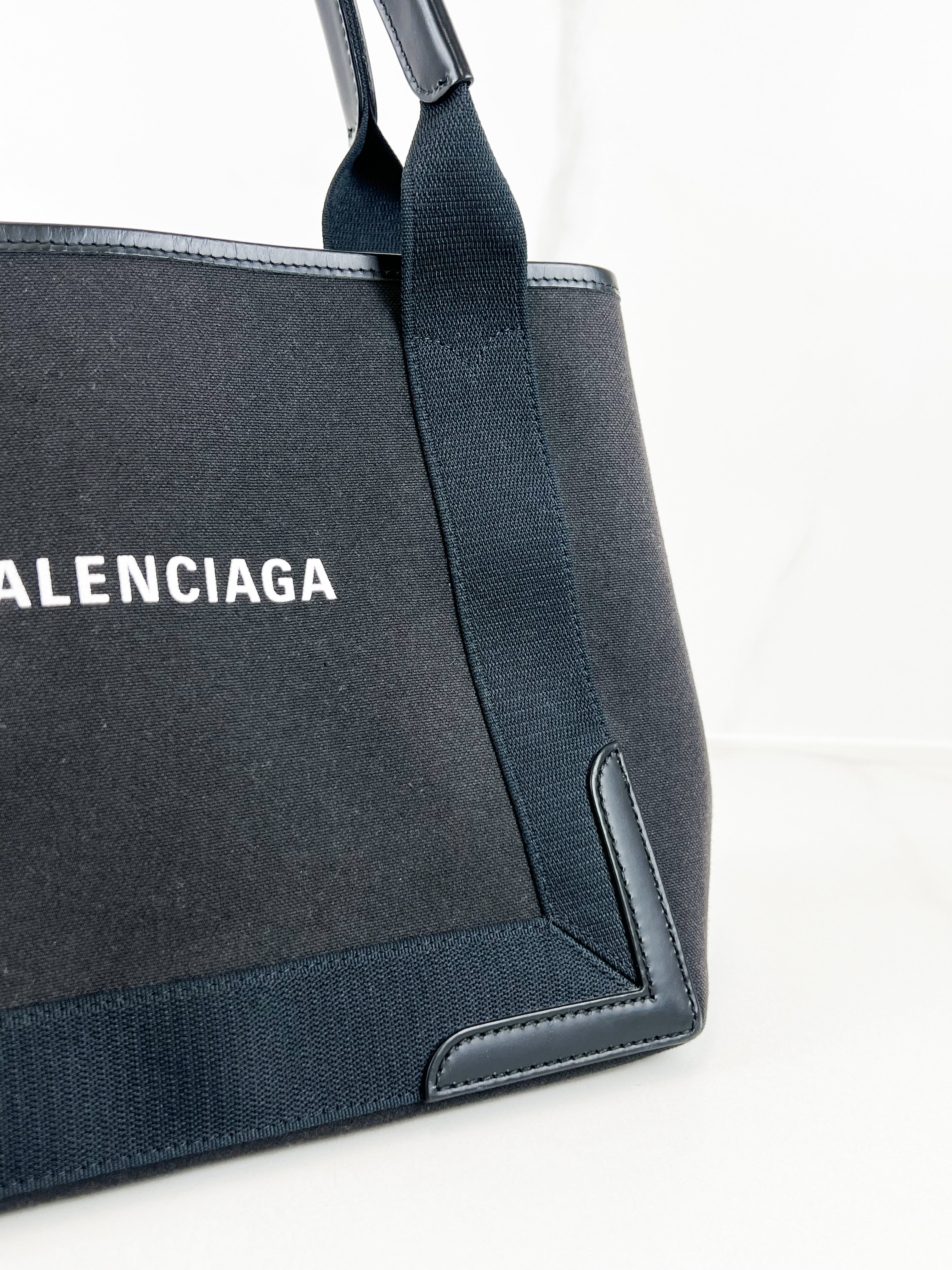 Balenciaga Small Black Cabas Tote