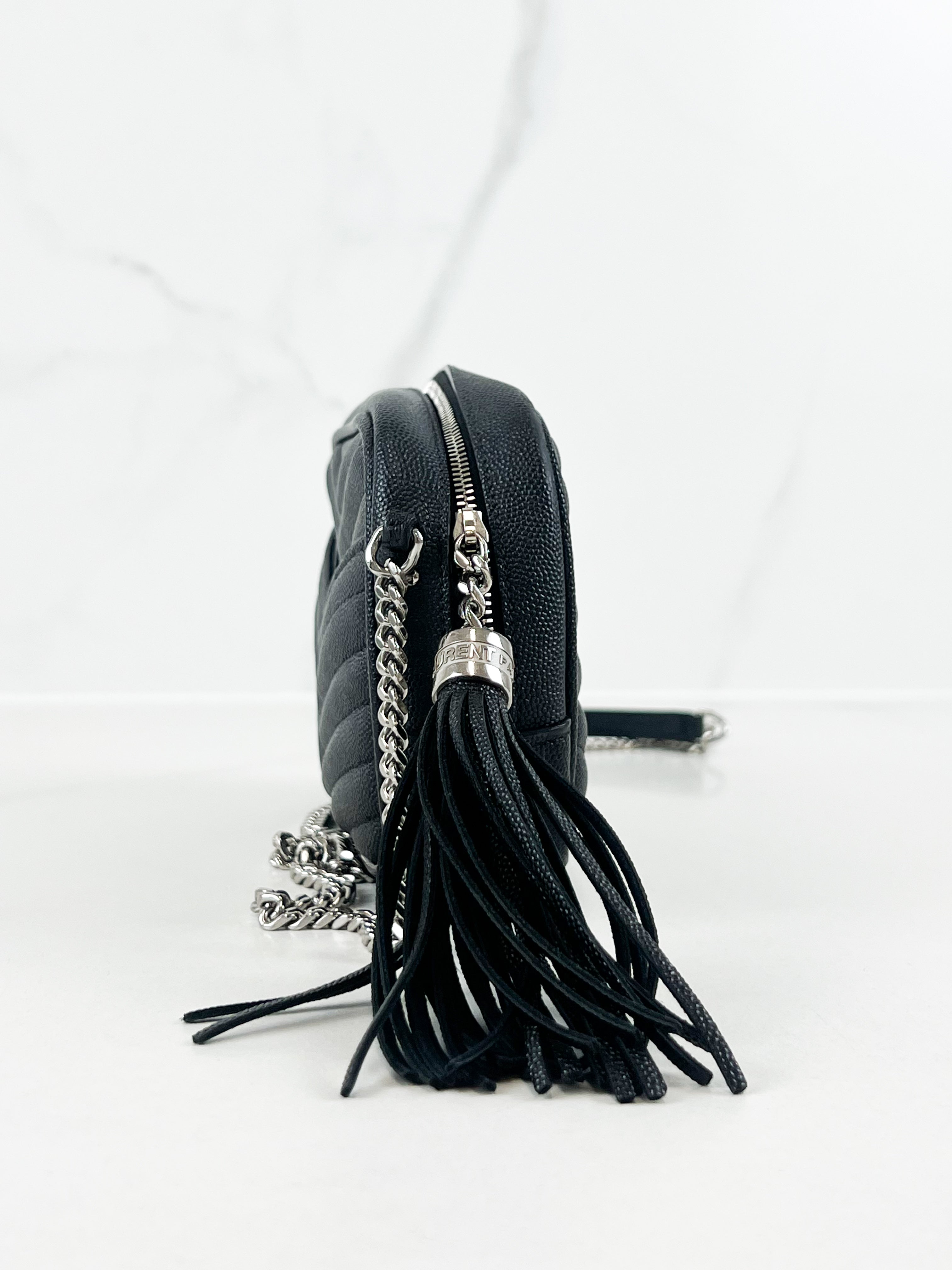 Saint Laurent Mini Lou Camera Bag SHW