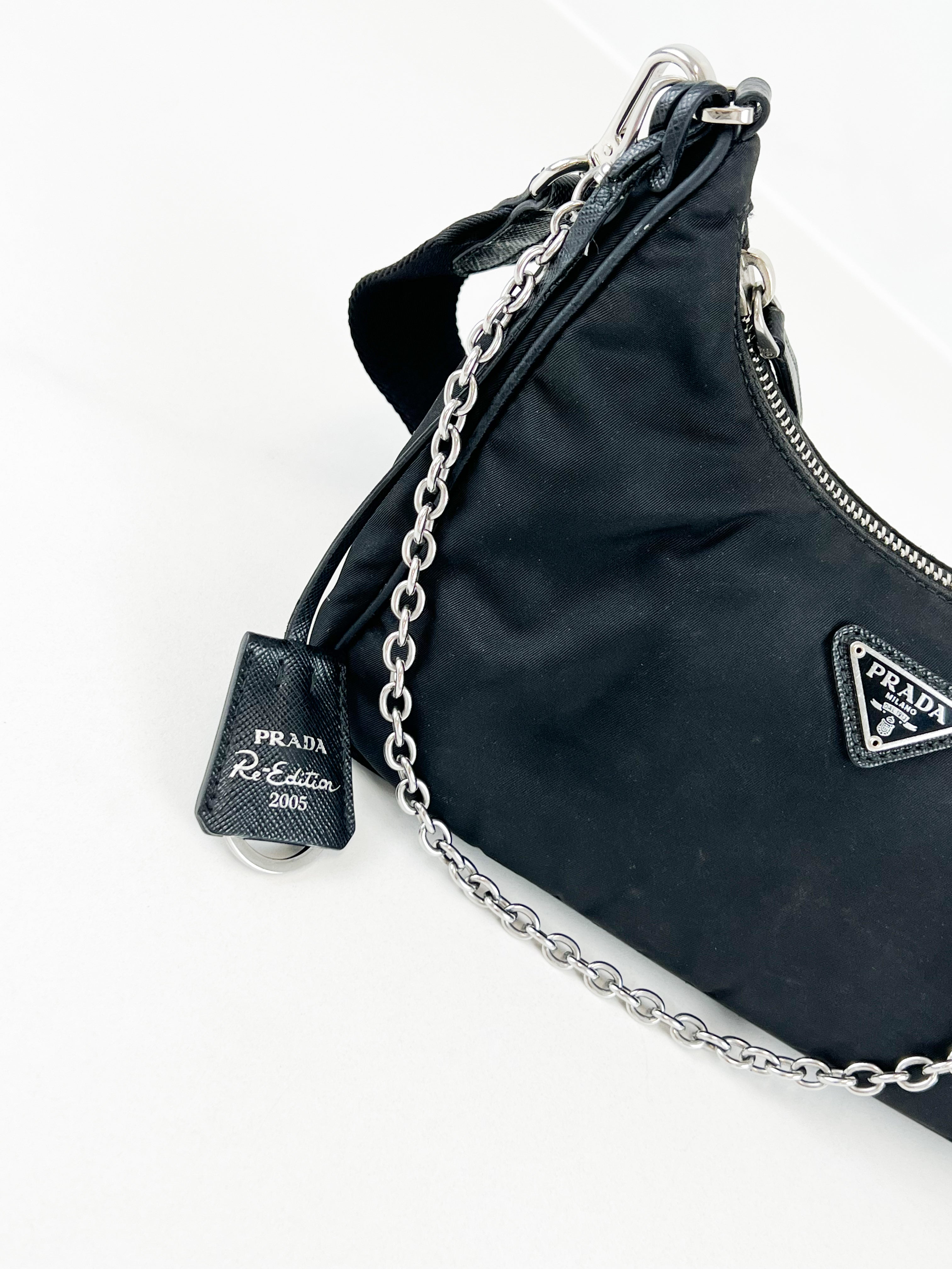 Prada Nylon Re-Edition 2005 in Black