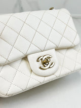 Chanel Mini Square Lambskin Shoulder Bag