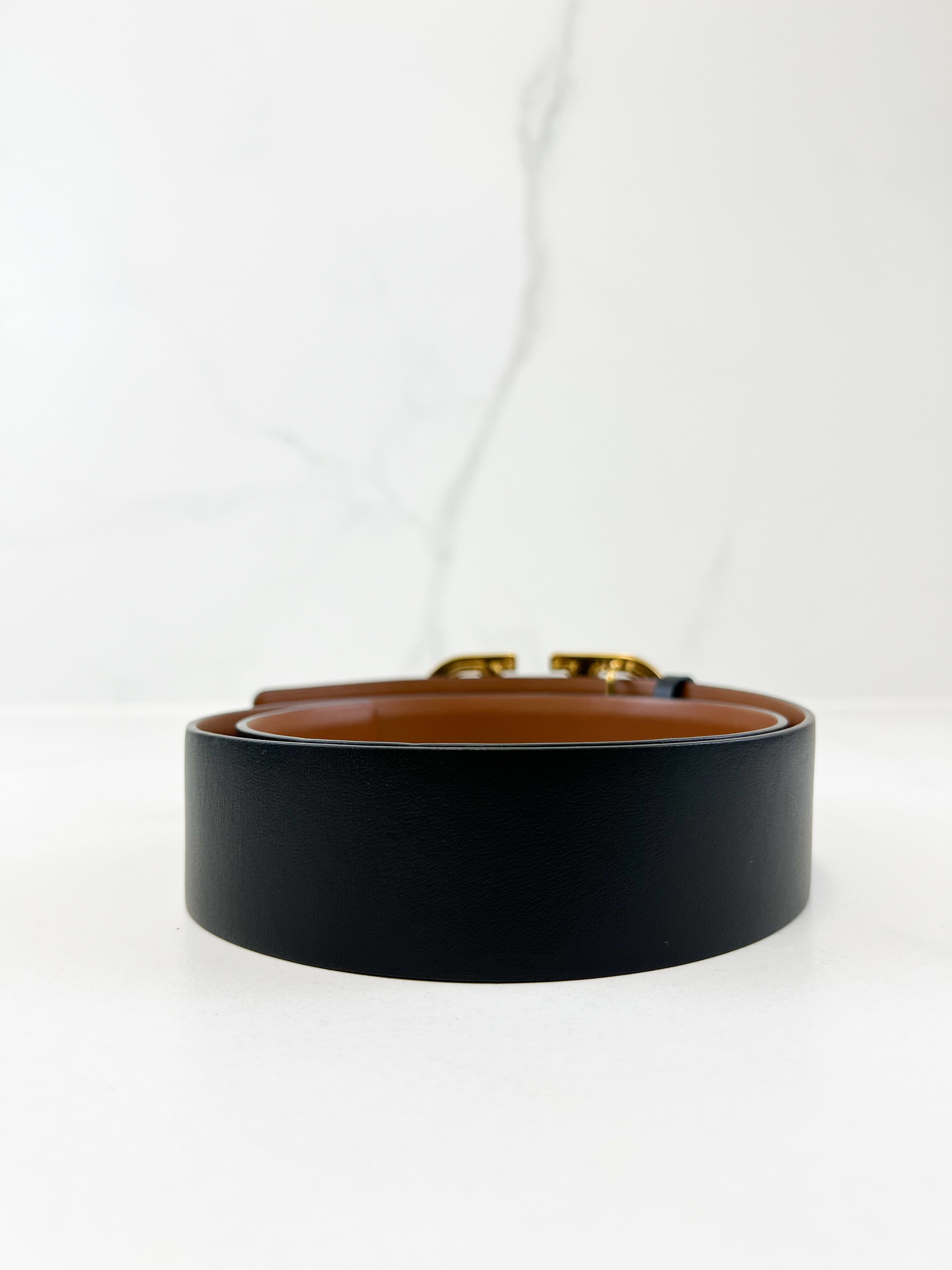 Valentino VLogo Belt in Calfskin