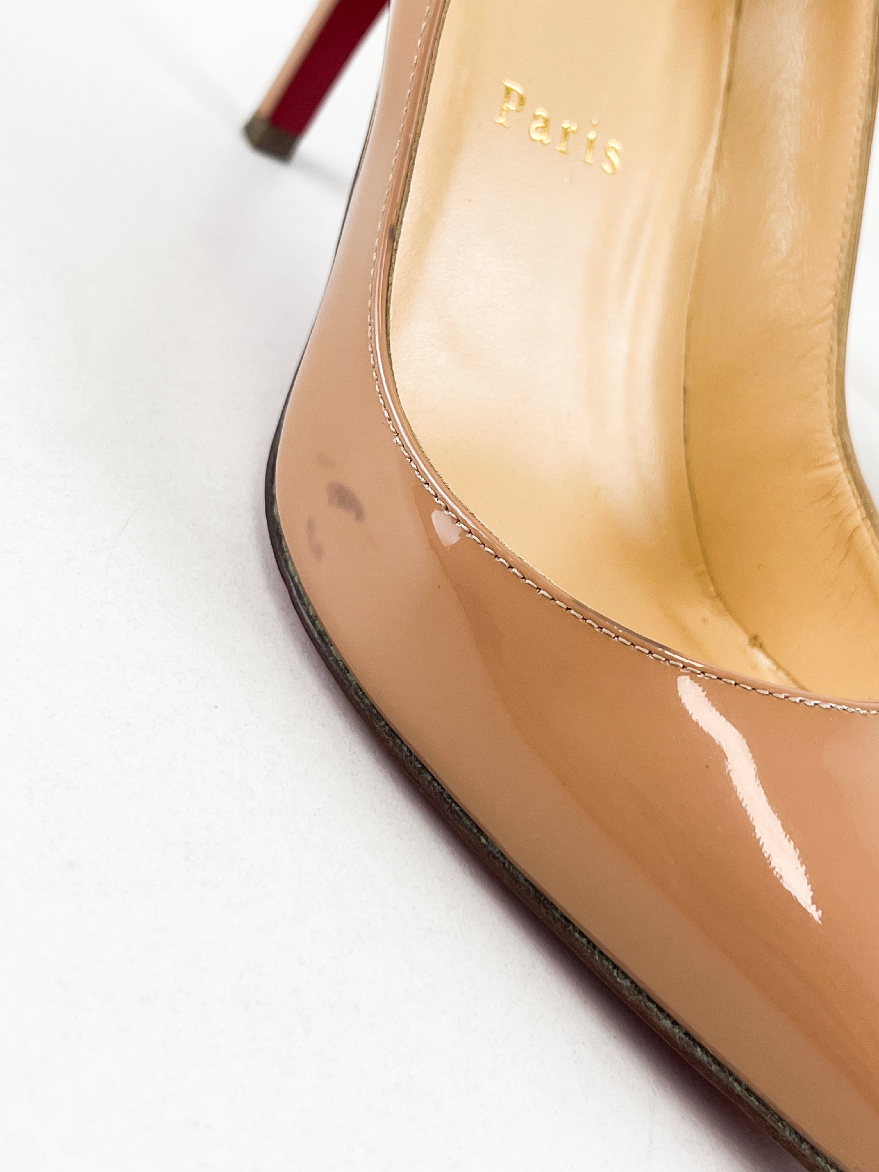 Christian Louboutin Beige Kate 70 Size 36
