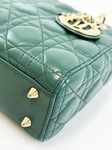 Christian Dior Small Lady Dior Teal