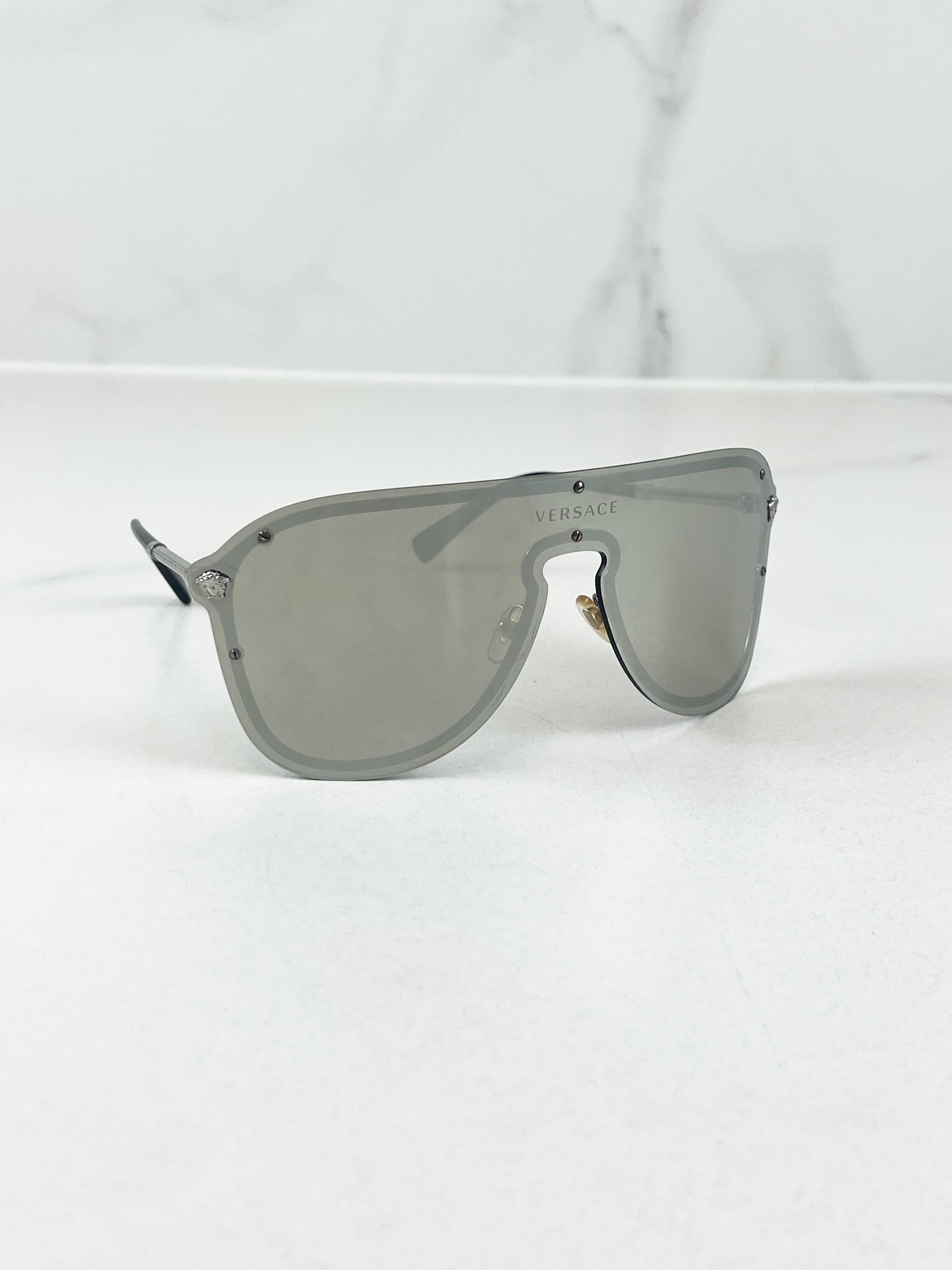 Versace Large Reflective Sunglasses