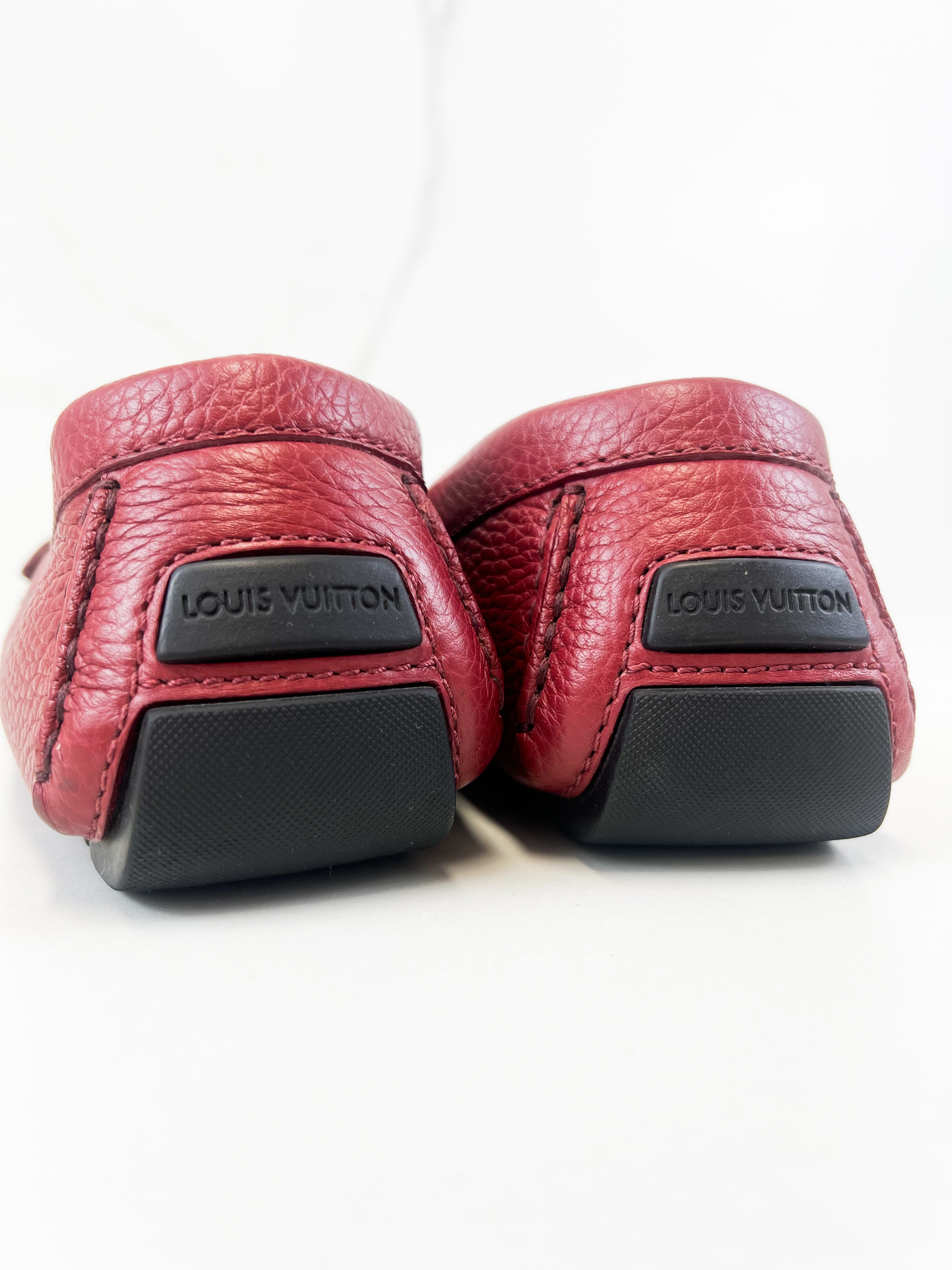 Louis Vuitton Men's Monte Carlo Moccasin Red Loafers