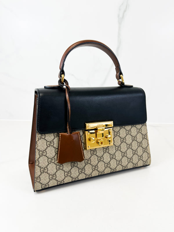 Gucci Padlock GG Supreme Top Handle