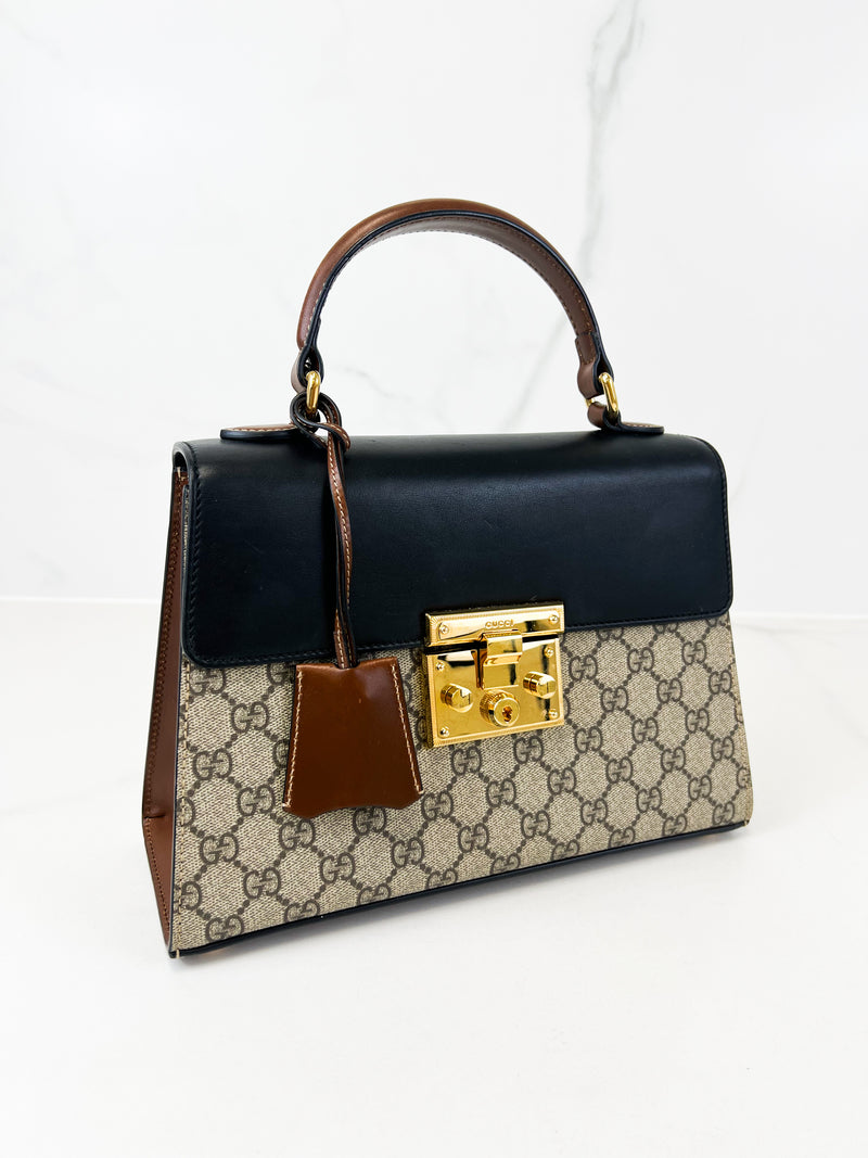 Gucci Padlock GG Supreme Top Handle