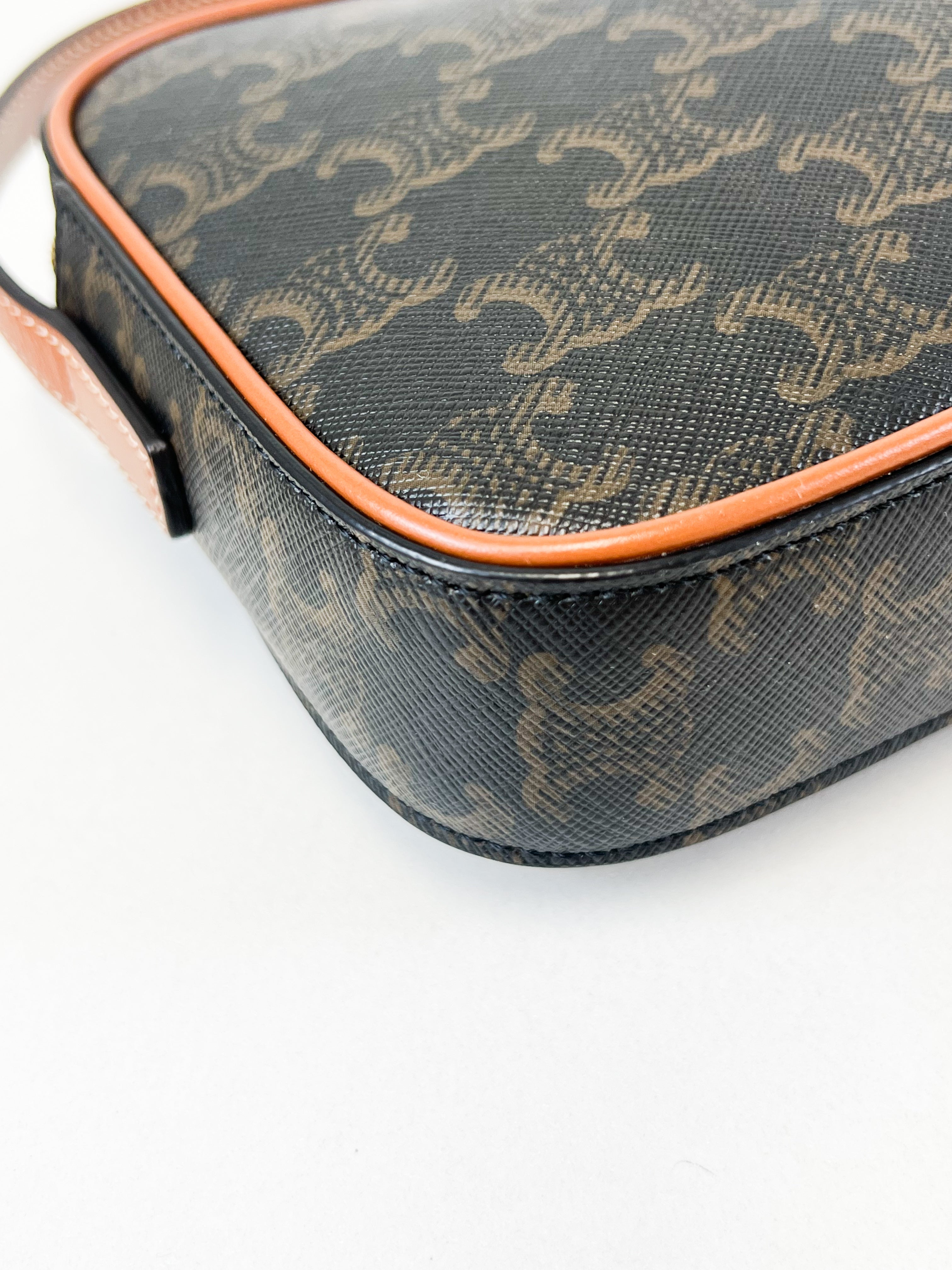 Celine Triomphe Canvas Mini Camera Shoulder Bag