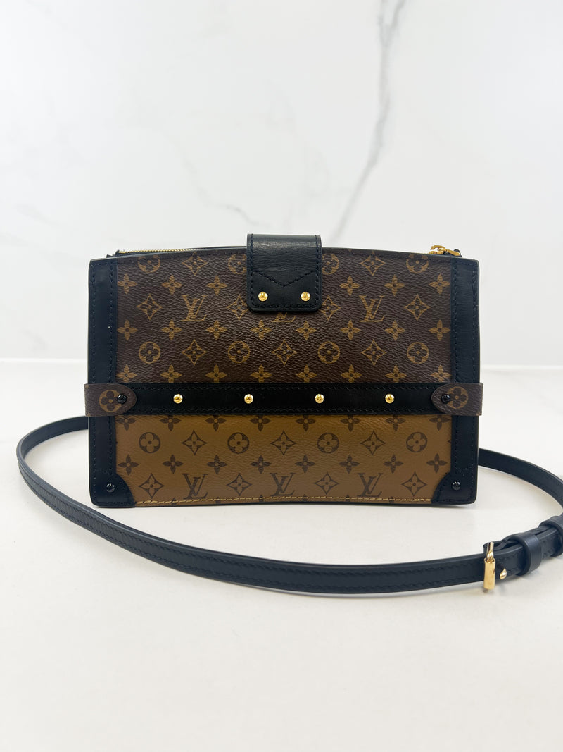 Louis Vuitton Monogram Canvas Trunk Clutch Bag