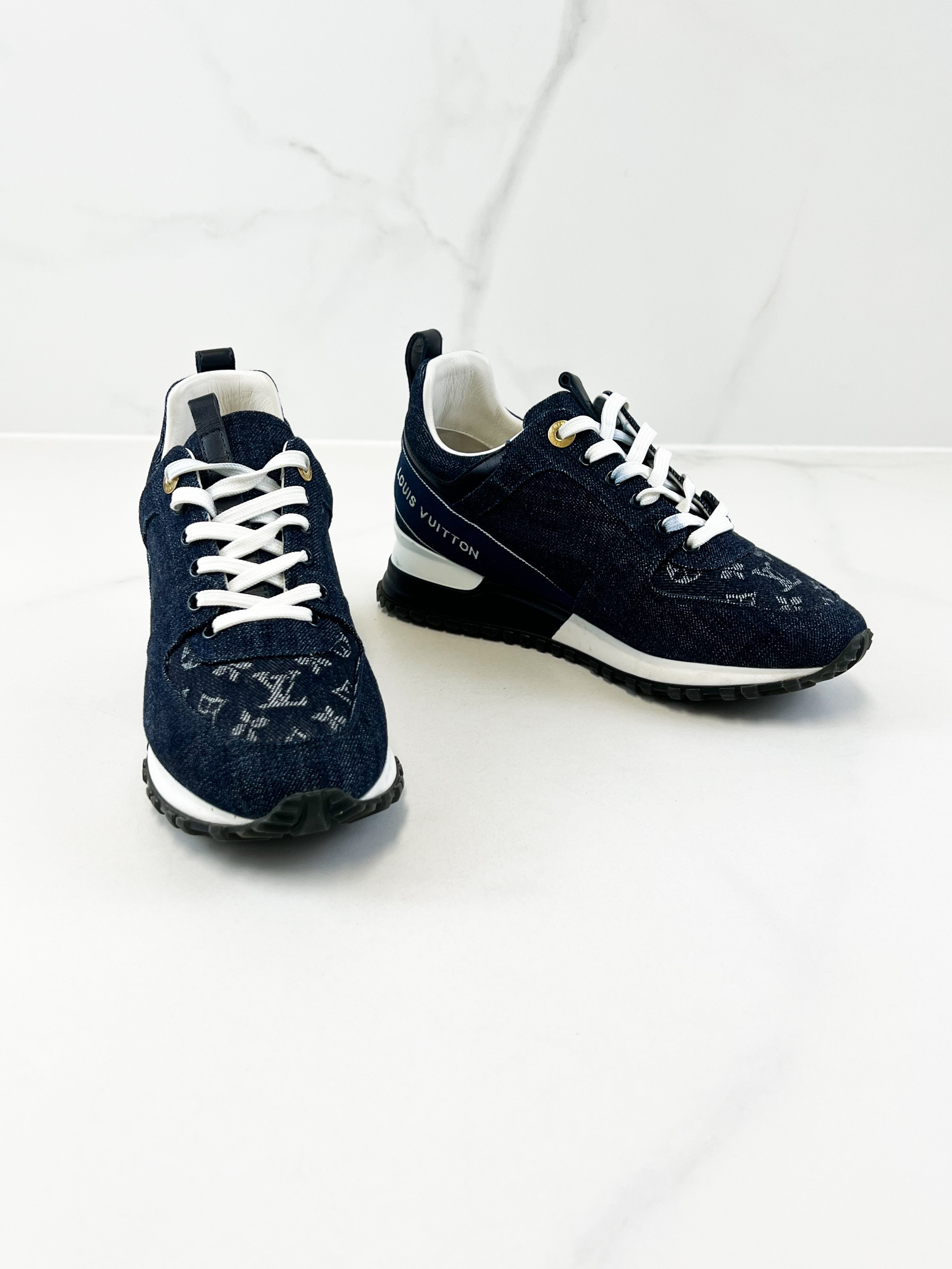 Louis Vuitton Denim Runaway Sneaker Size 36