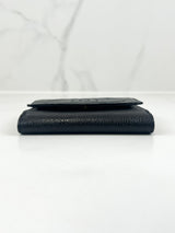 Chanel Black Decacoco Double Hook Bifold Wallet