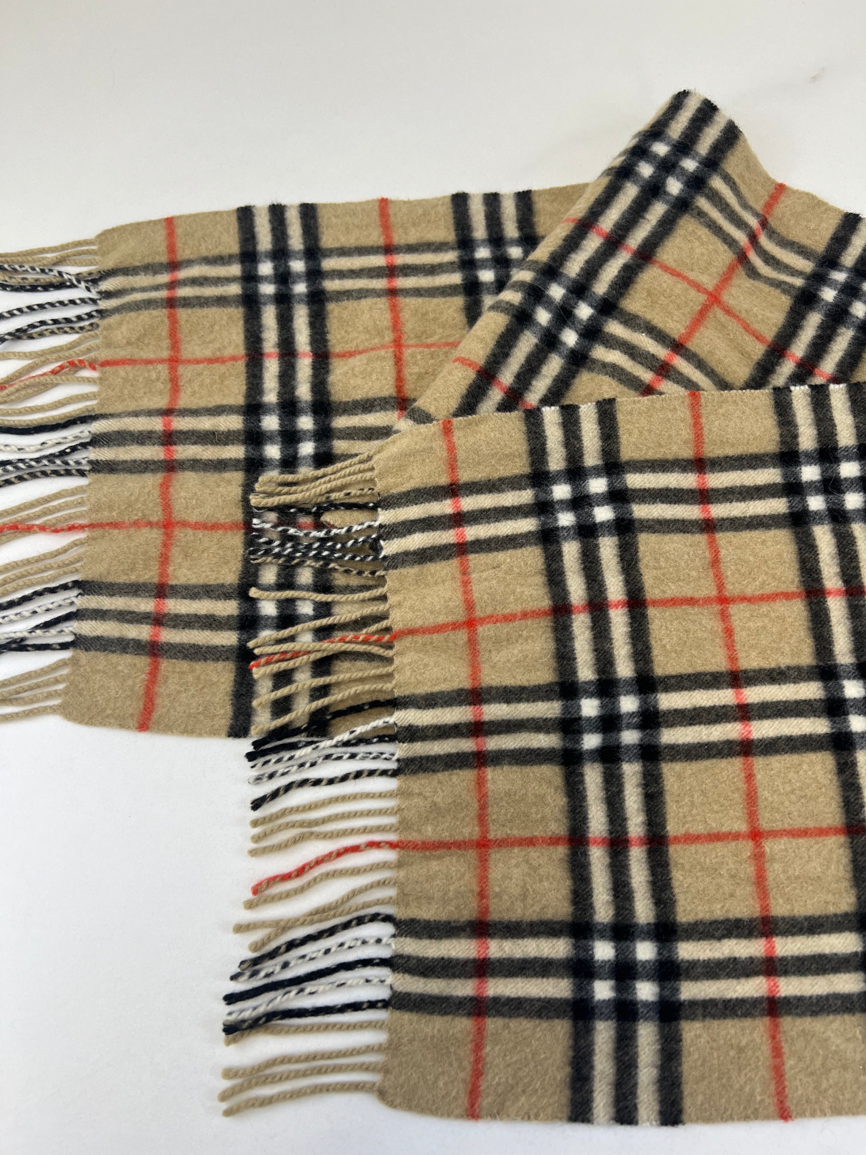 Burberry Cashmere Beige Scarf