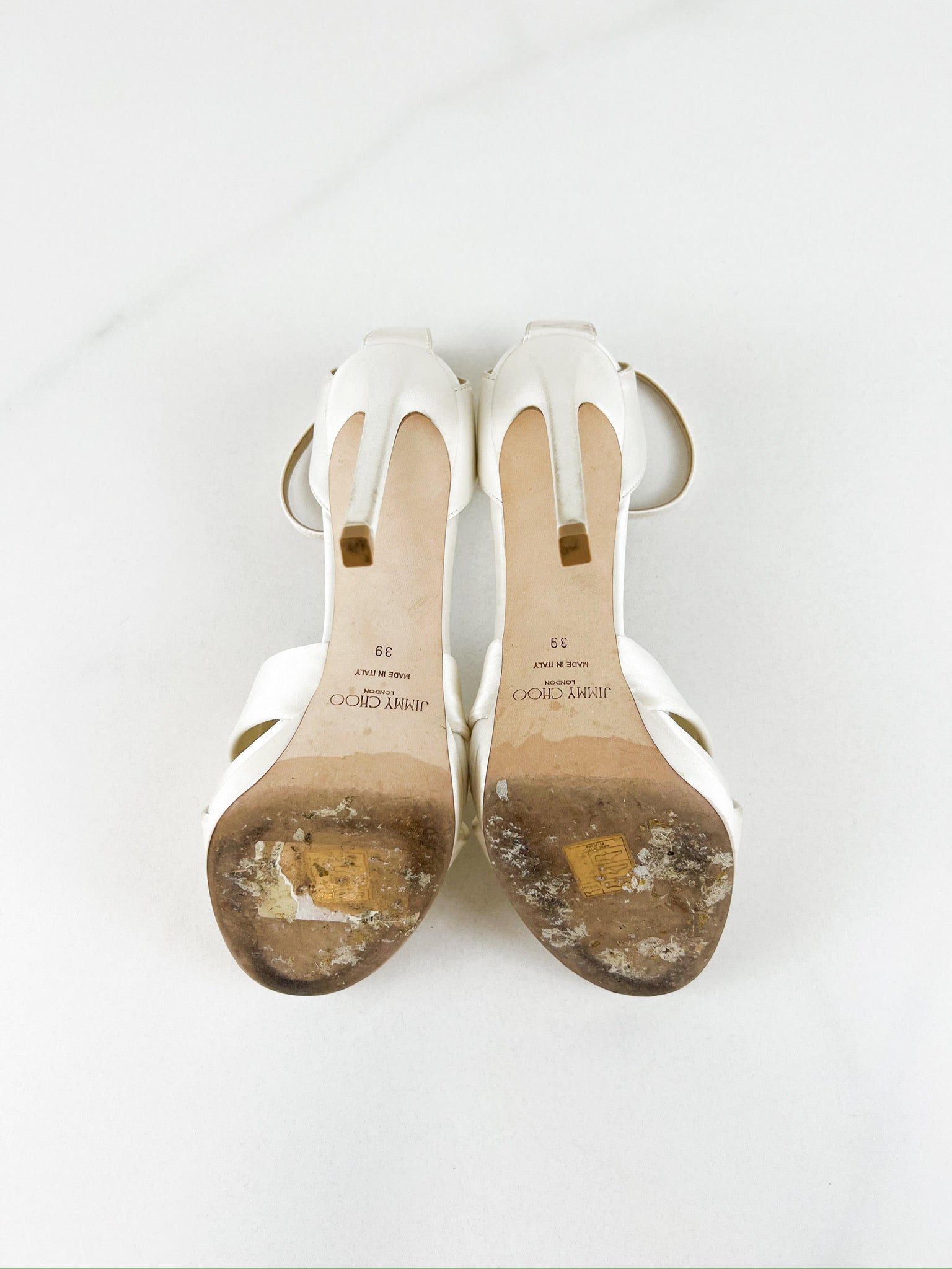 Jimmy Choo Satin Rosie Sandals Size 39