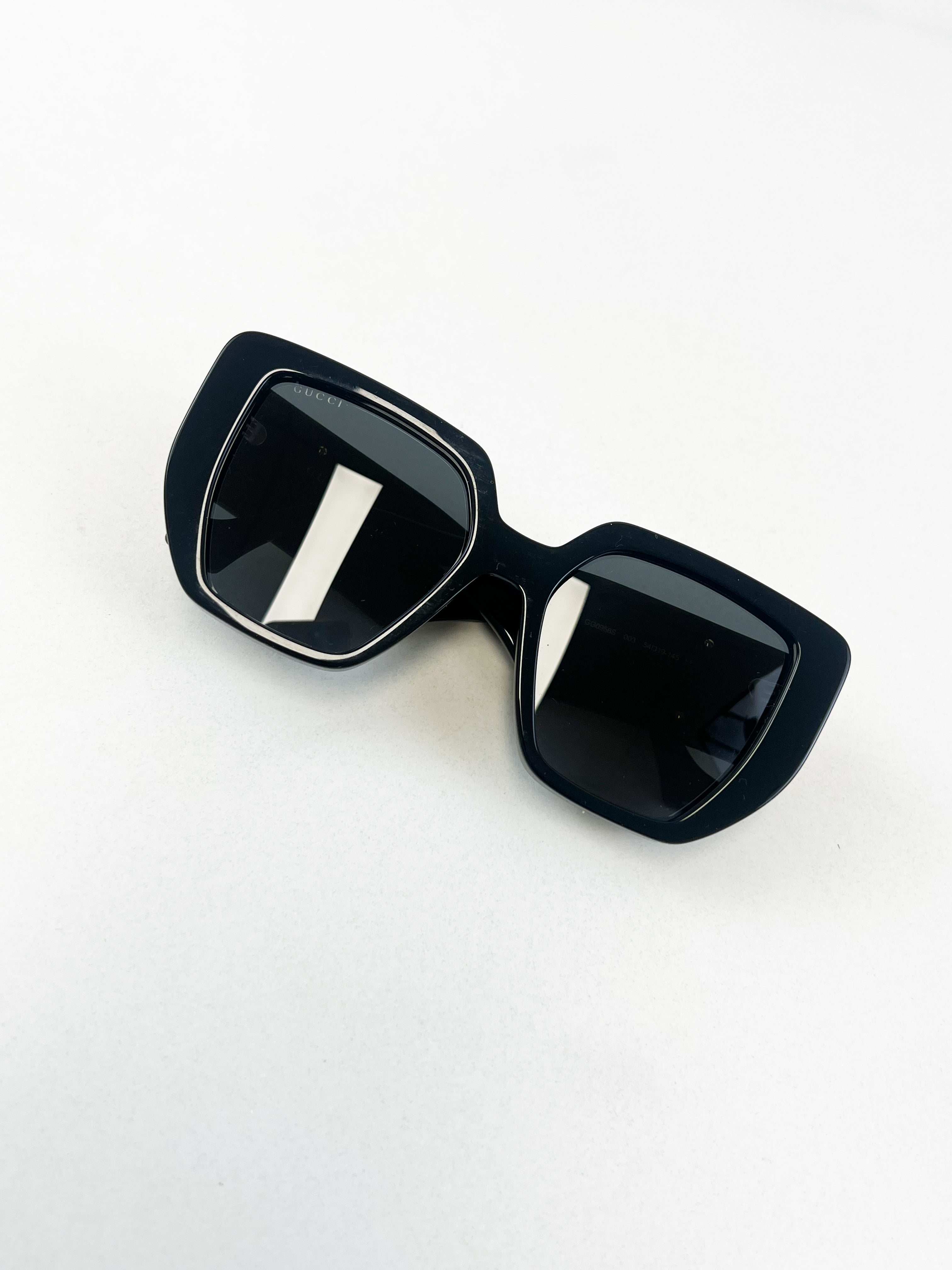 Gucci GG Logo Black Sunglasses