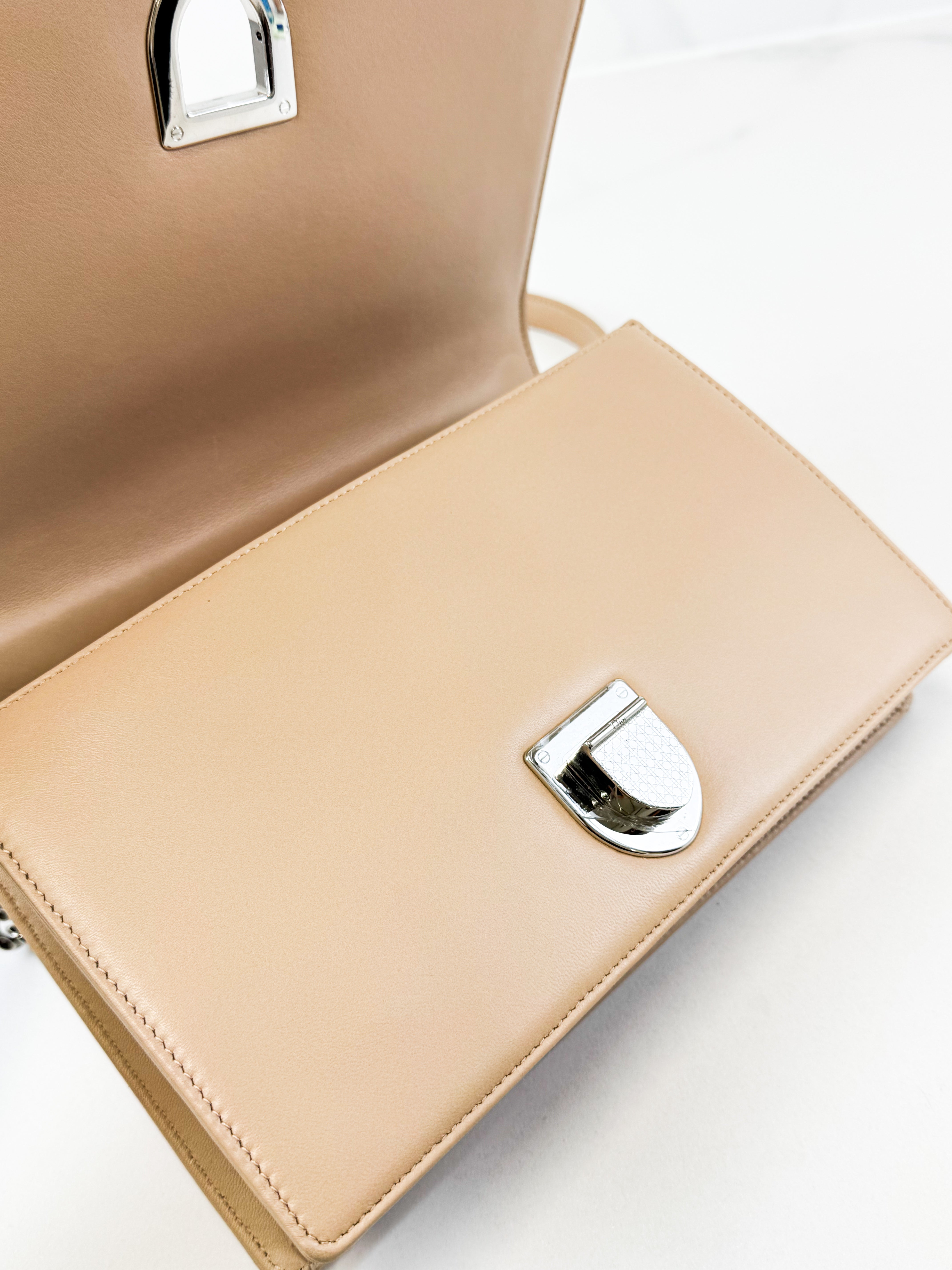 Christian Dior Beige Medium Diorama Shoulder Bag