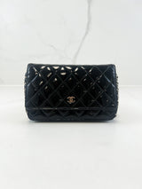 Chanel Patent Black CC WOC with SHW