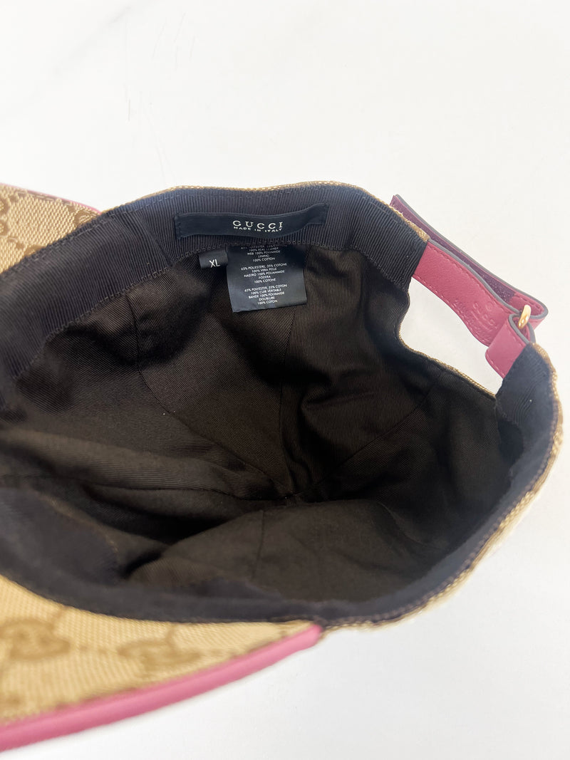 Gucci GG Canvas Cap Size XL