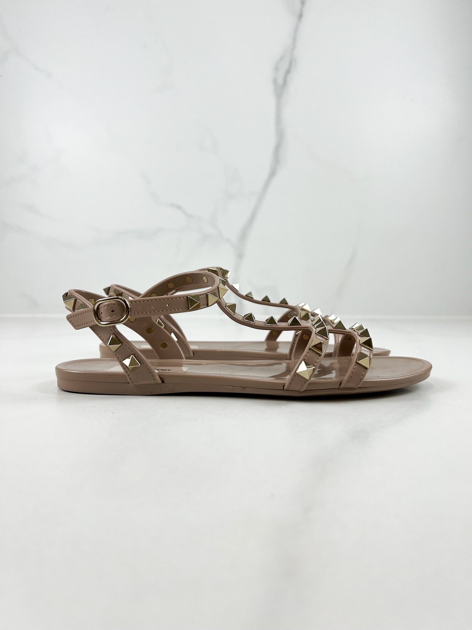 Valentino Jelly Rockstud Sandals Size 35