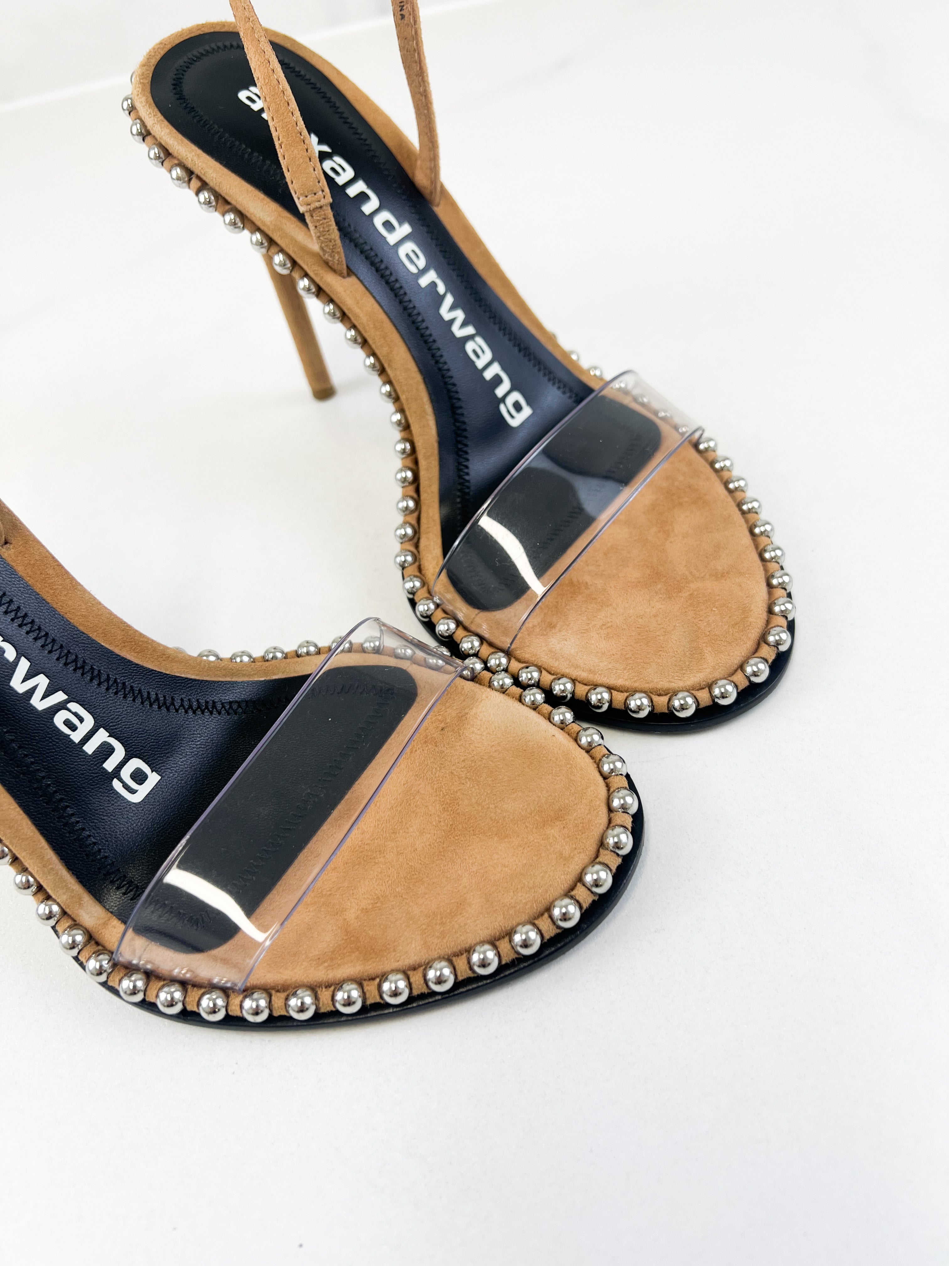 Alexander Wang Nova Suede PVC Size 36.5