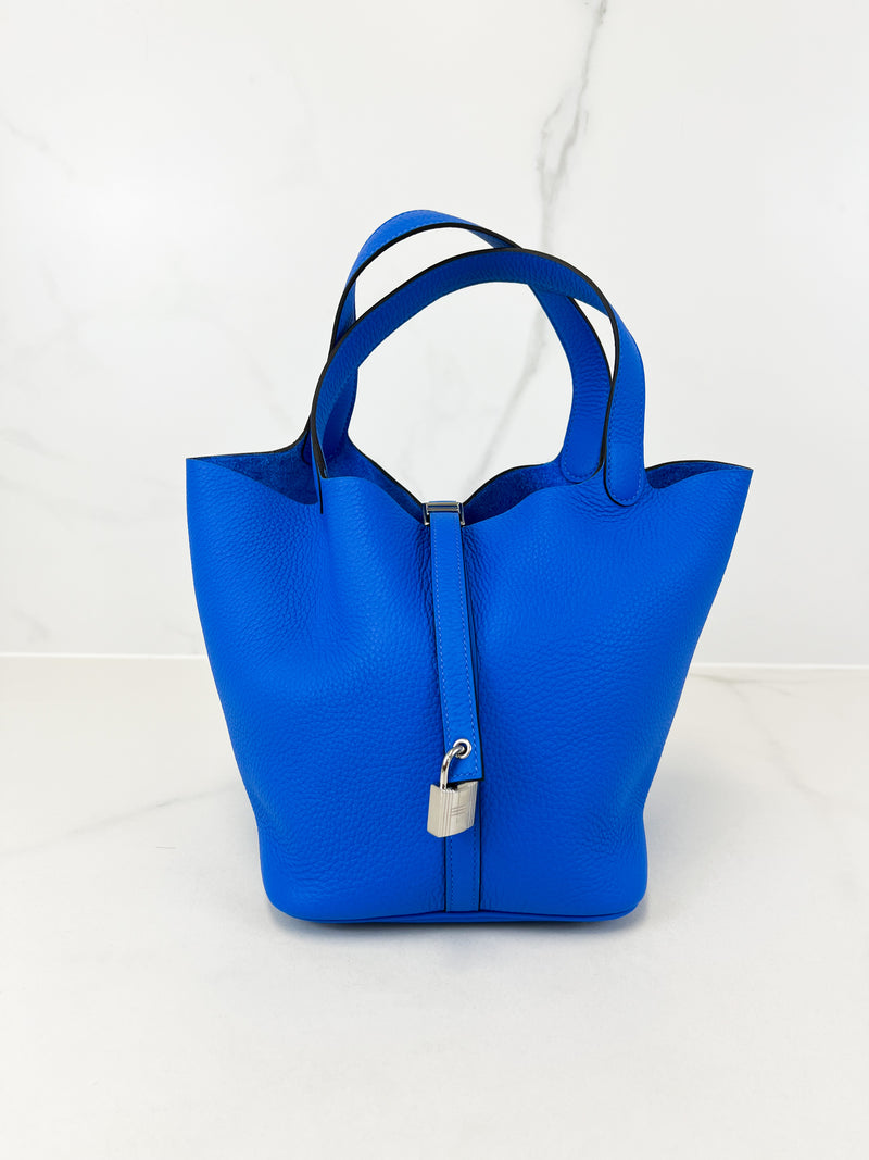 Hermes Picotin 22 Etoupe Leather