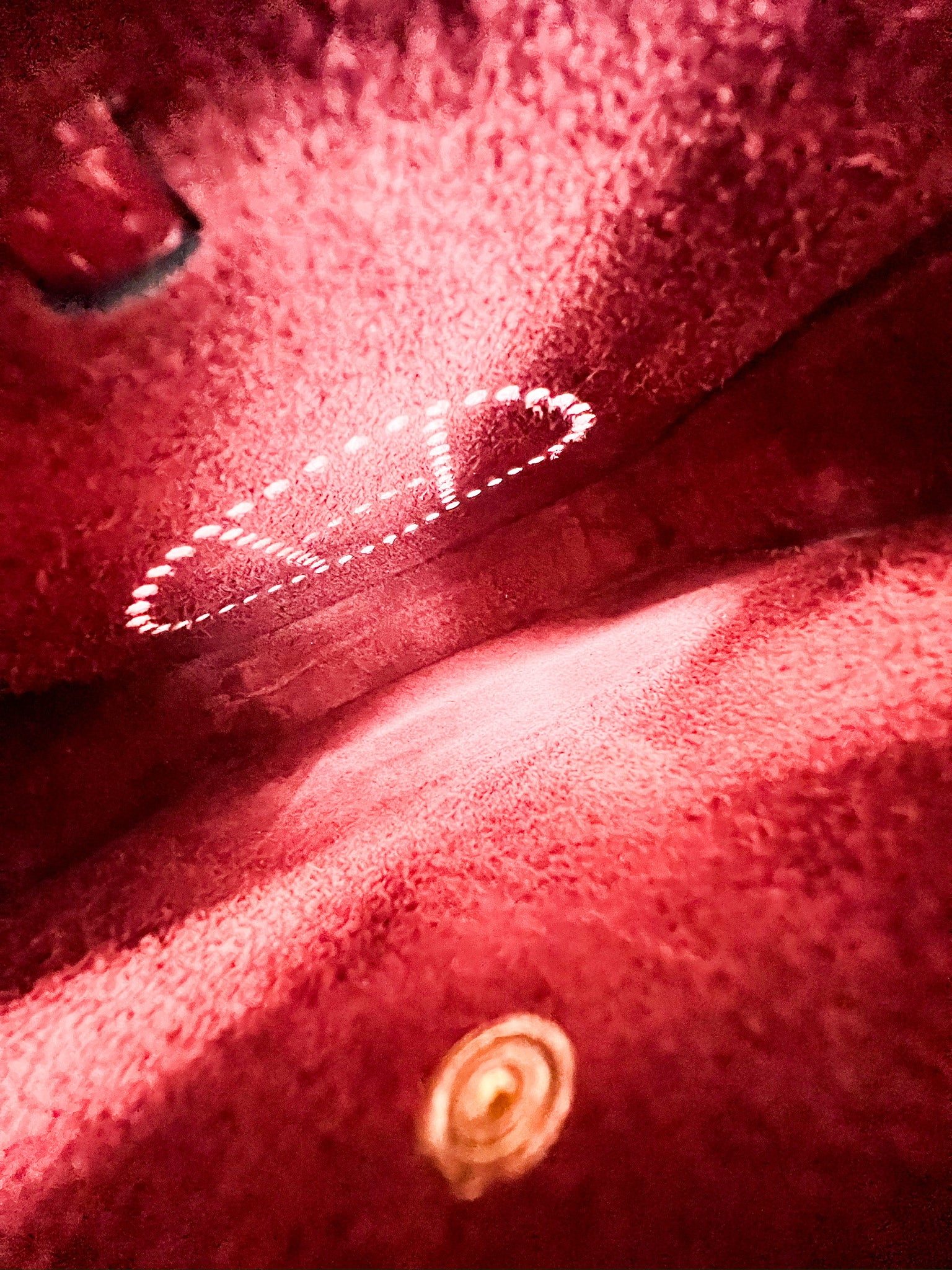 Hermes 16 Mini Evelyne in Rouge