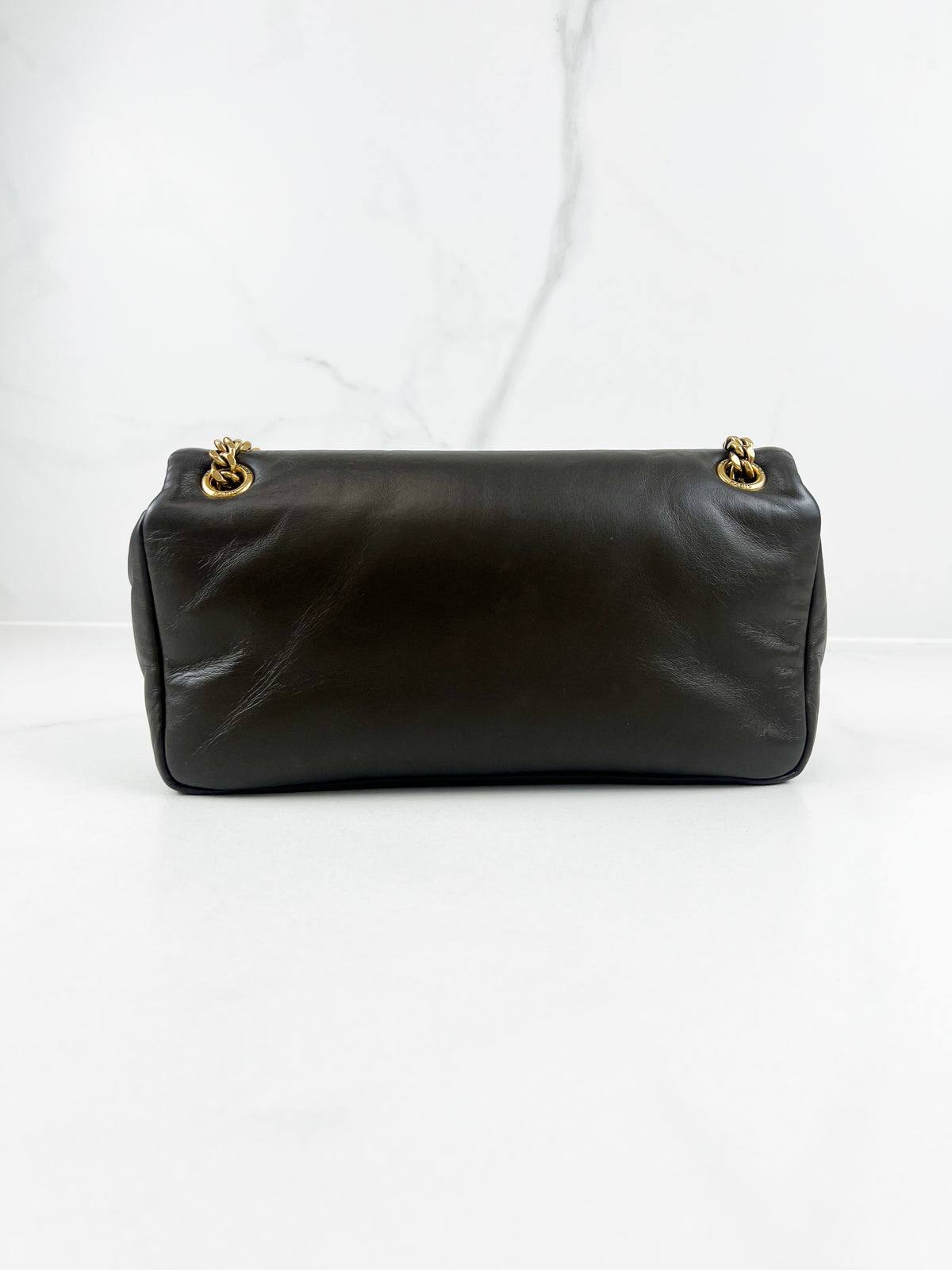 Saint Laurent Calypso Lambskin Shoulder Bag with GHW