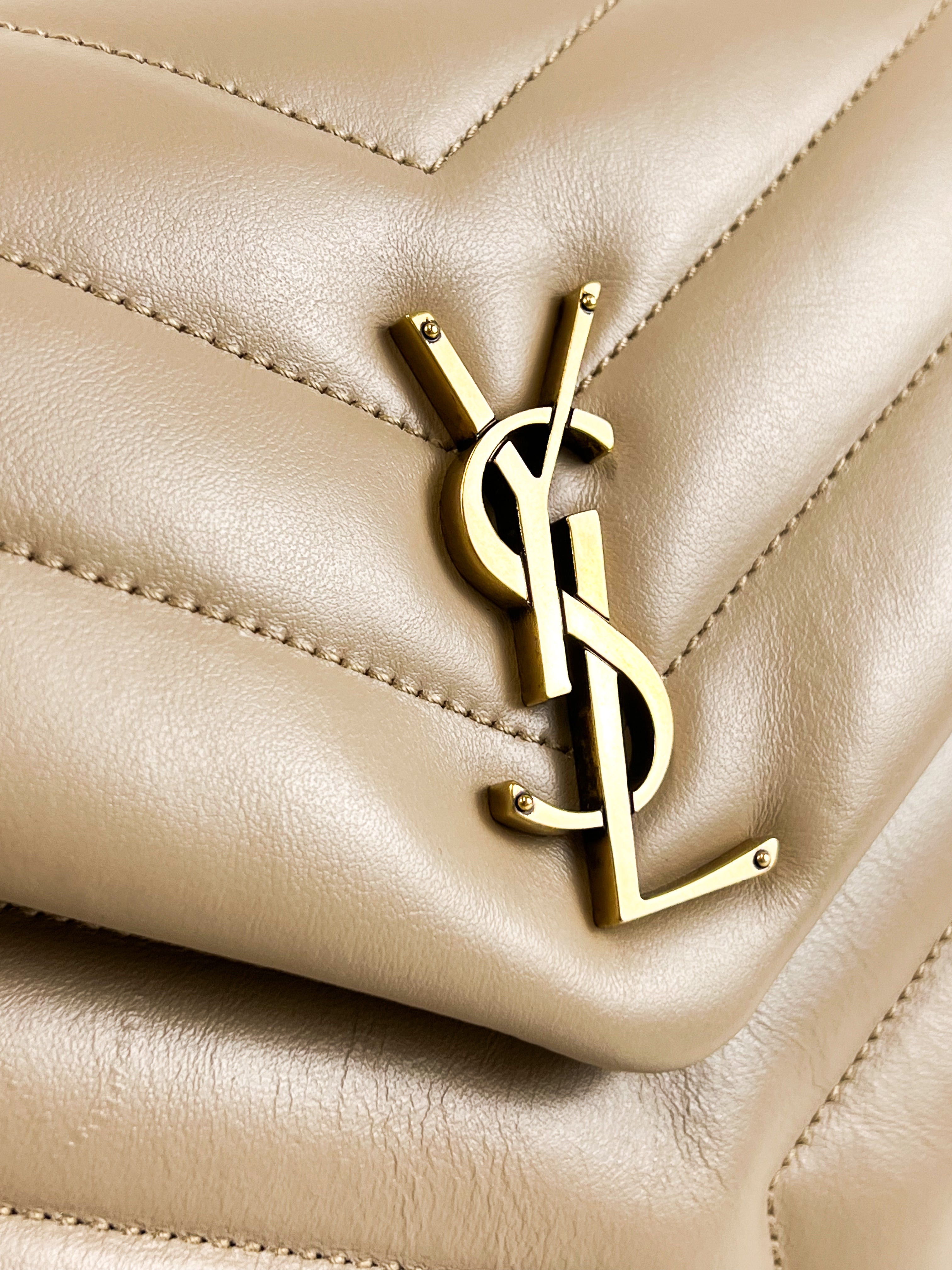 Saint Laurent Loulou Medium Chain Bag in Quilted Leather