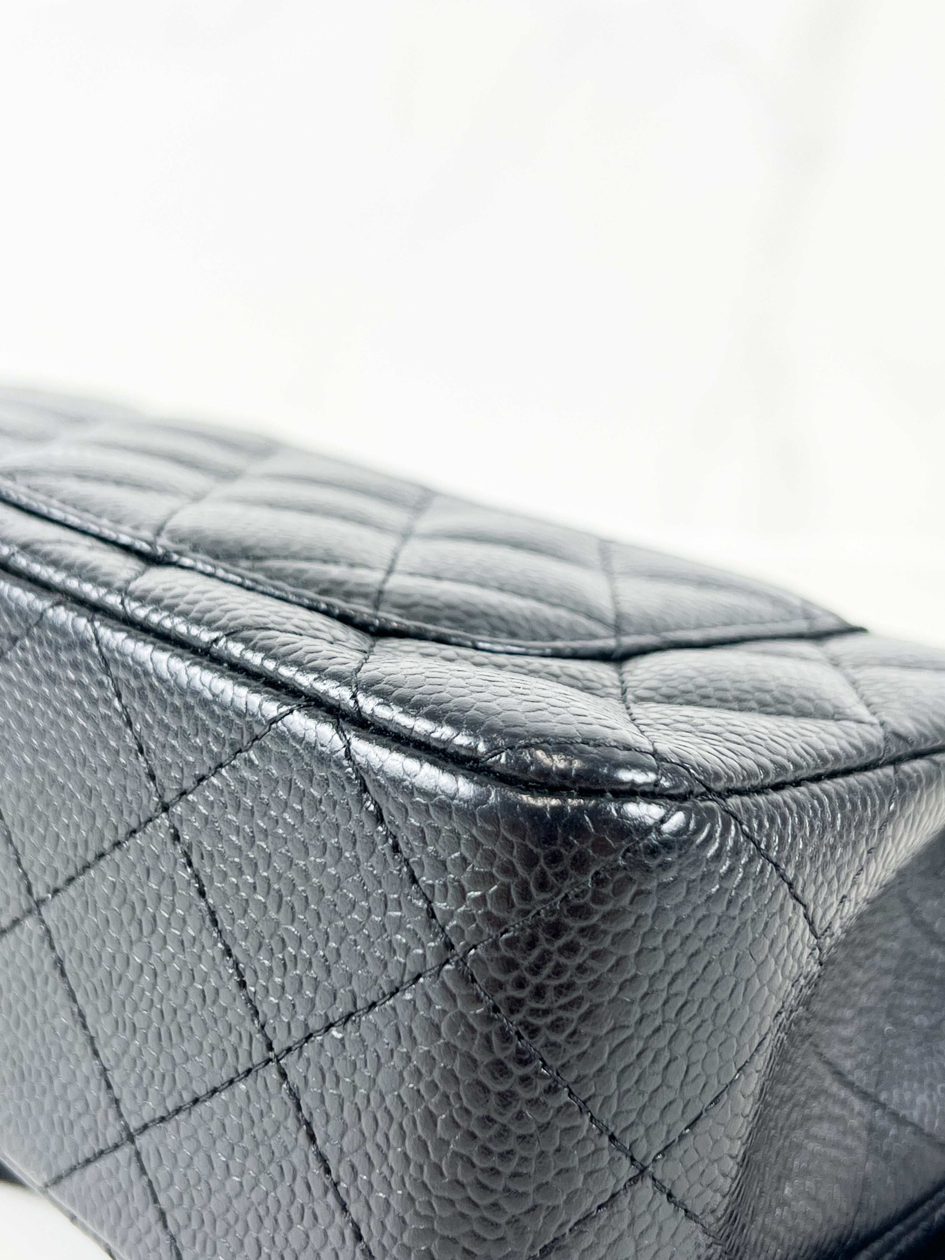 Chanel Rectangular Mini Flap Caviar Shoulder Bag GHW