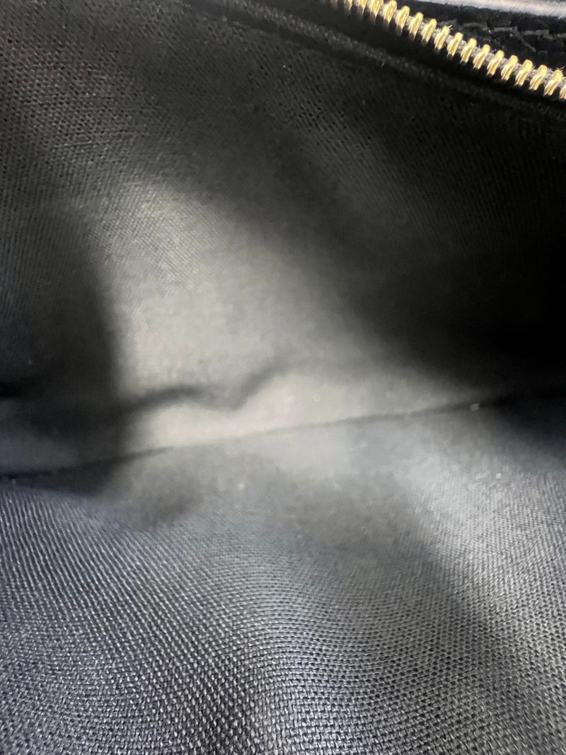 Louis Vuitton Black Liv Pochette Monogram Empreinte Bag