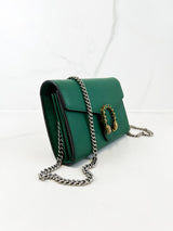 Gucci Green Dionysus Chain Wallet