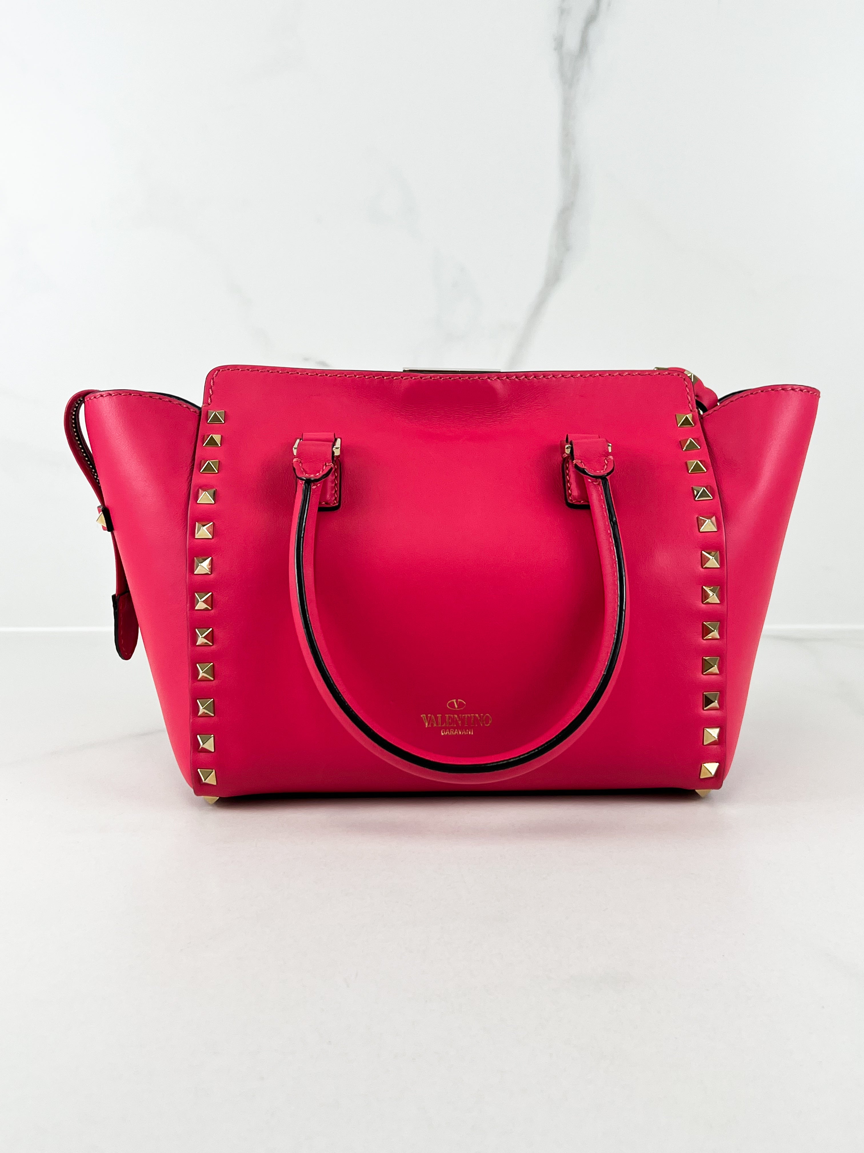Valentino Garavani Rockstud Leather Tote